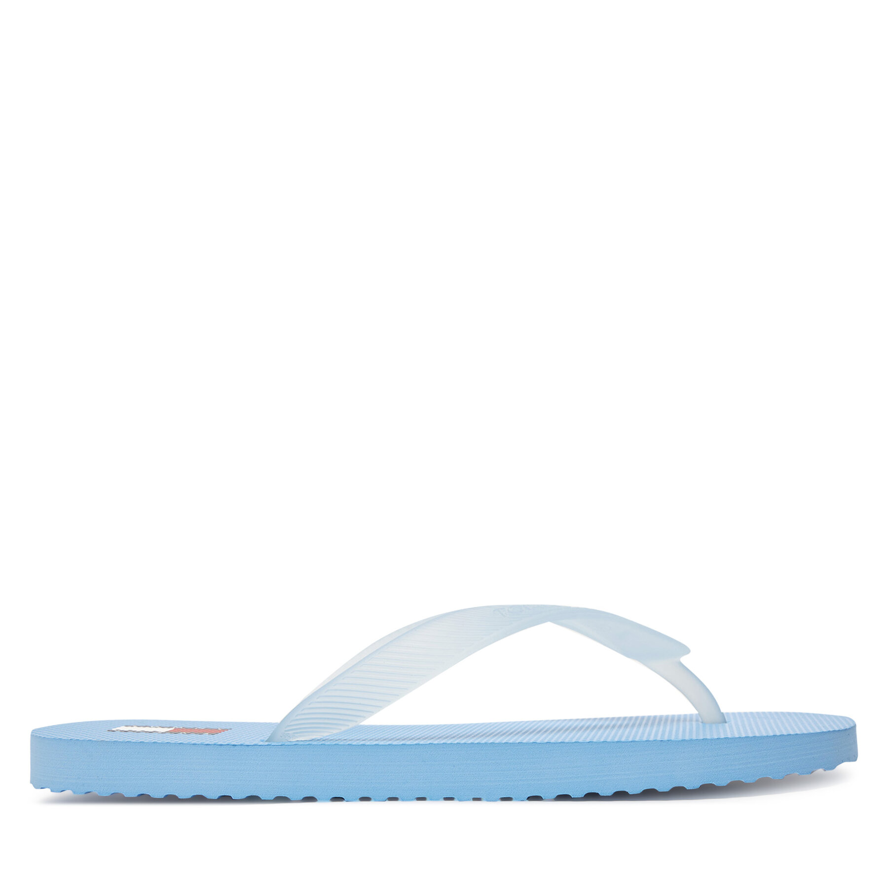 Flip flop Tommy Jeans Tjw Logo Flip Flop EN0EN02447 Albastru celest