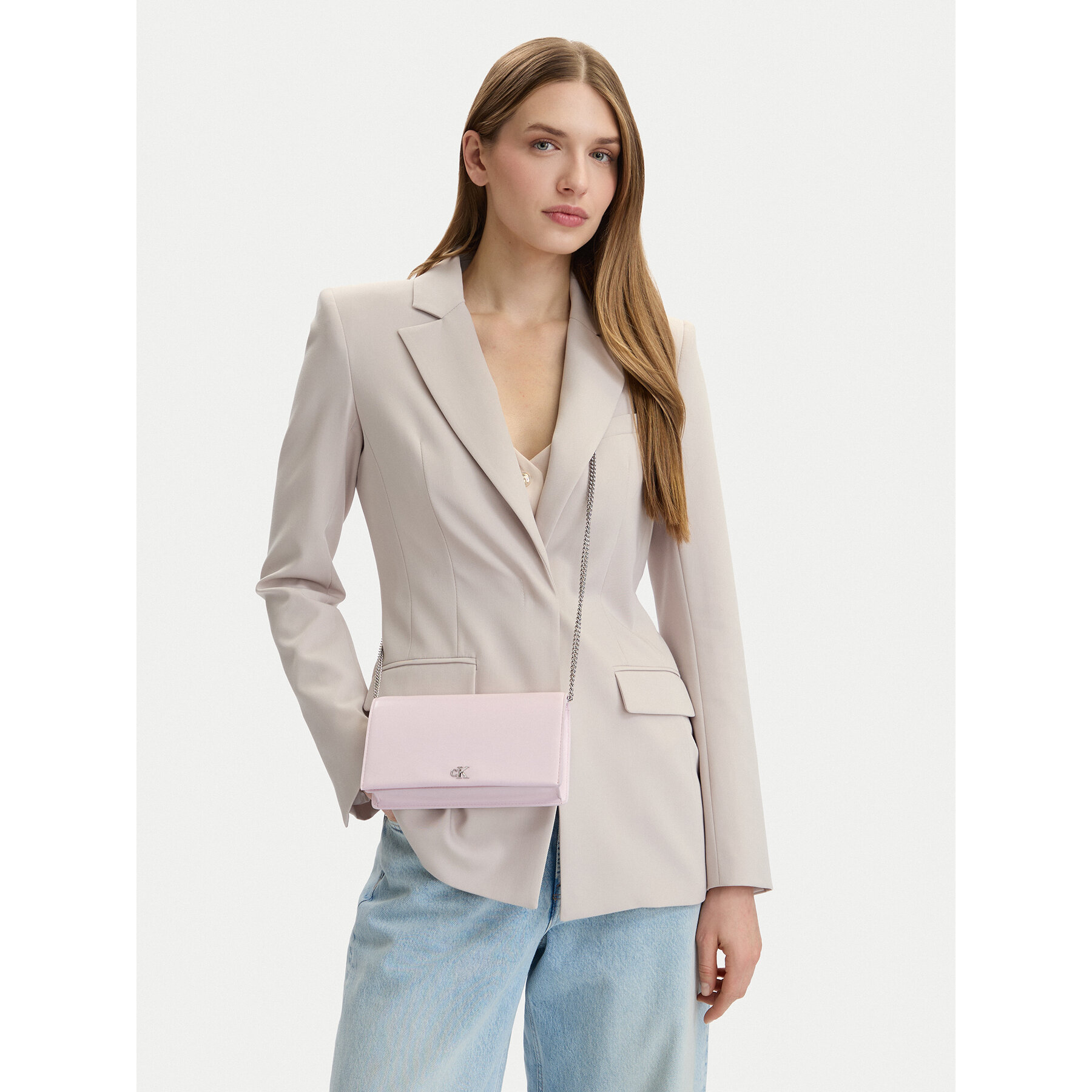 Borsetta Calvin Klein Ck Wallet On Chain LV04F3319G Bordeaux