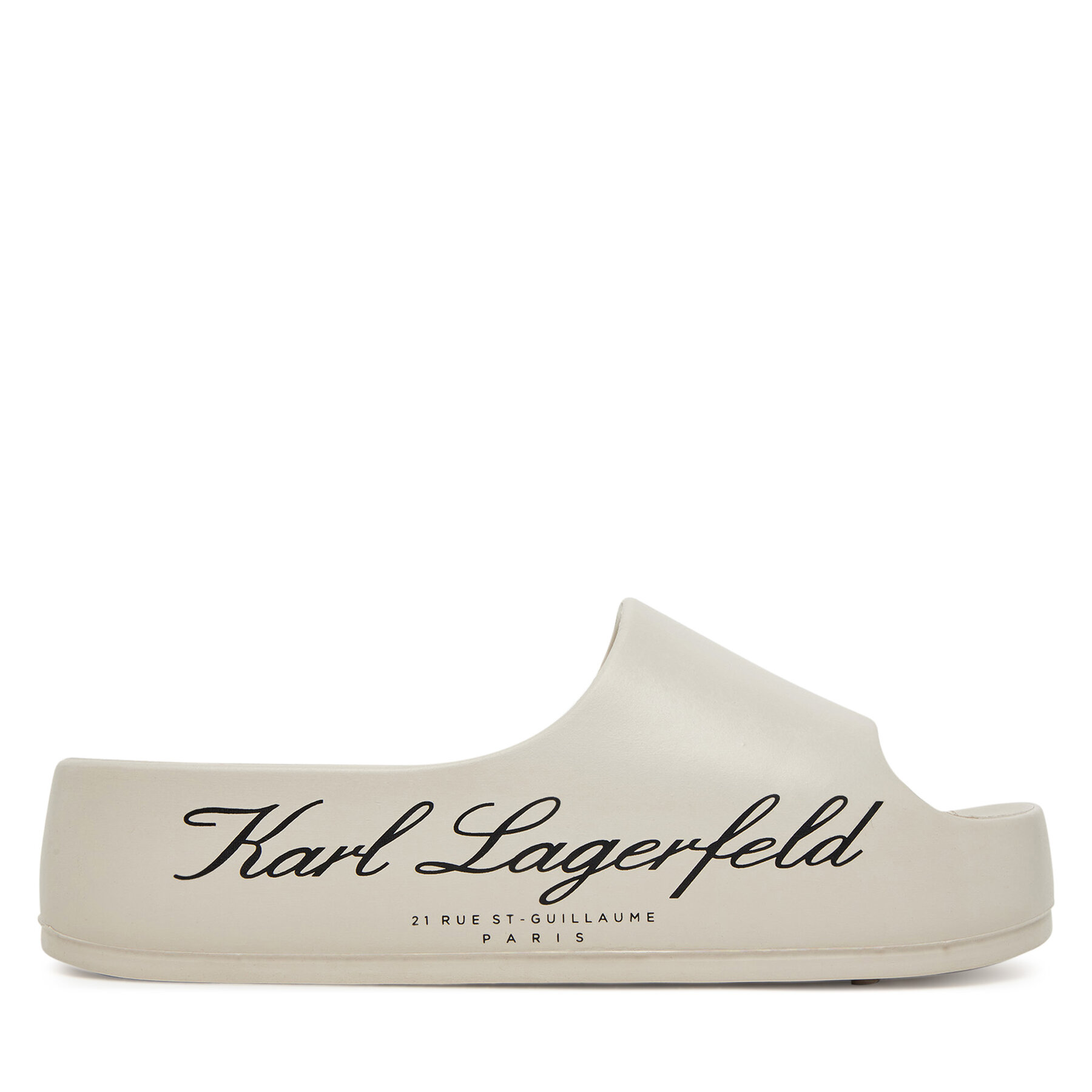 Şlapi KARL LAGERFELD Kobo II KL86000 Alb