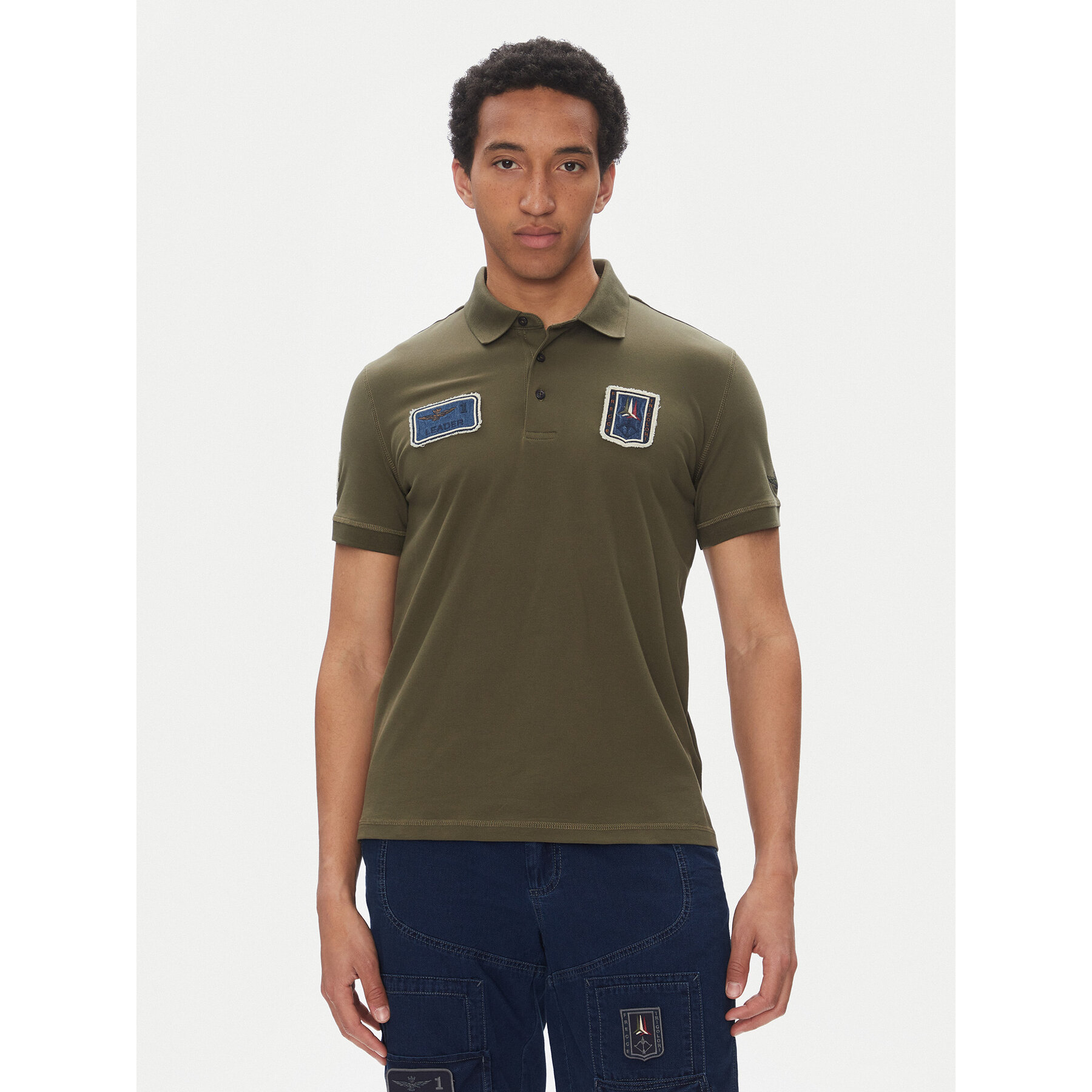 Aeronautica Militare Polo 251PO1851P344 Cachi Regular Fit