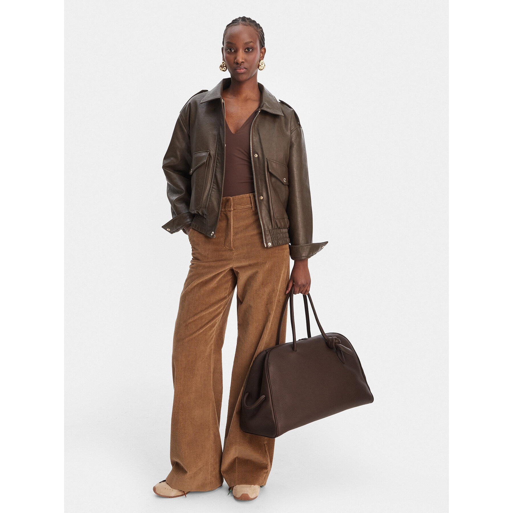 Geantă de weekend JACQUEMUS Le Grand Tourismo 25E255BA4273216 880 Maro