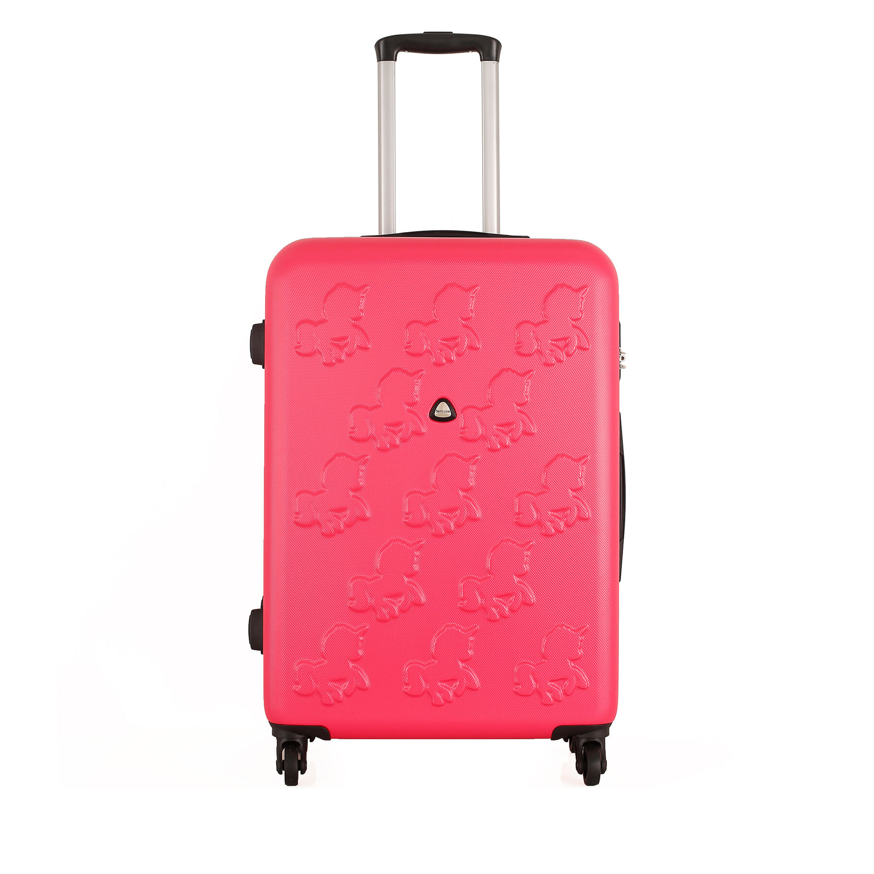 Valigia media Semi Line T5700-2 Rosso