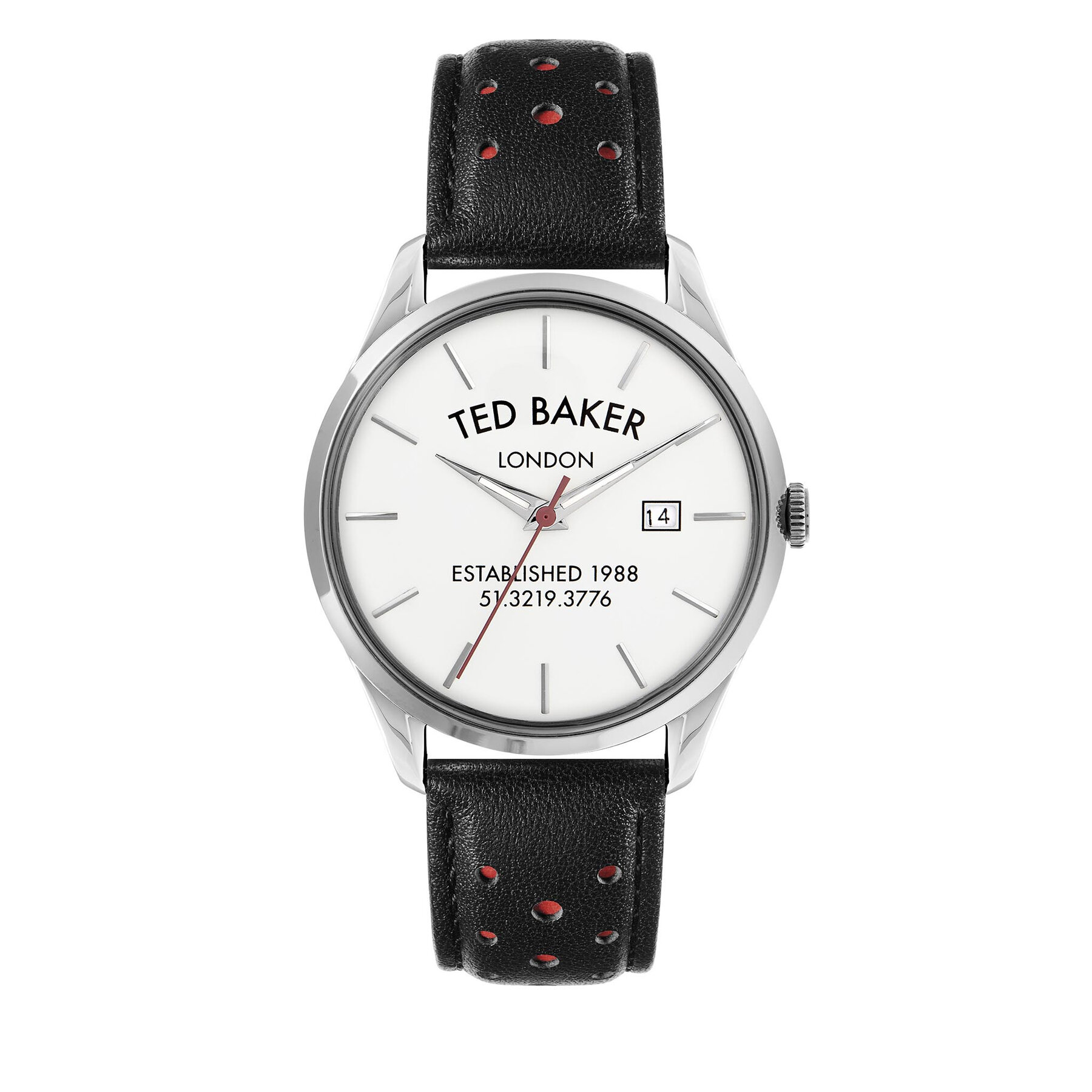 Ročna ura Ted Baker Wiintr BKPLTS202 Silver/Black