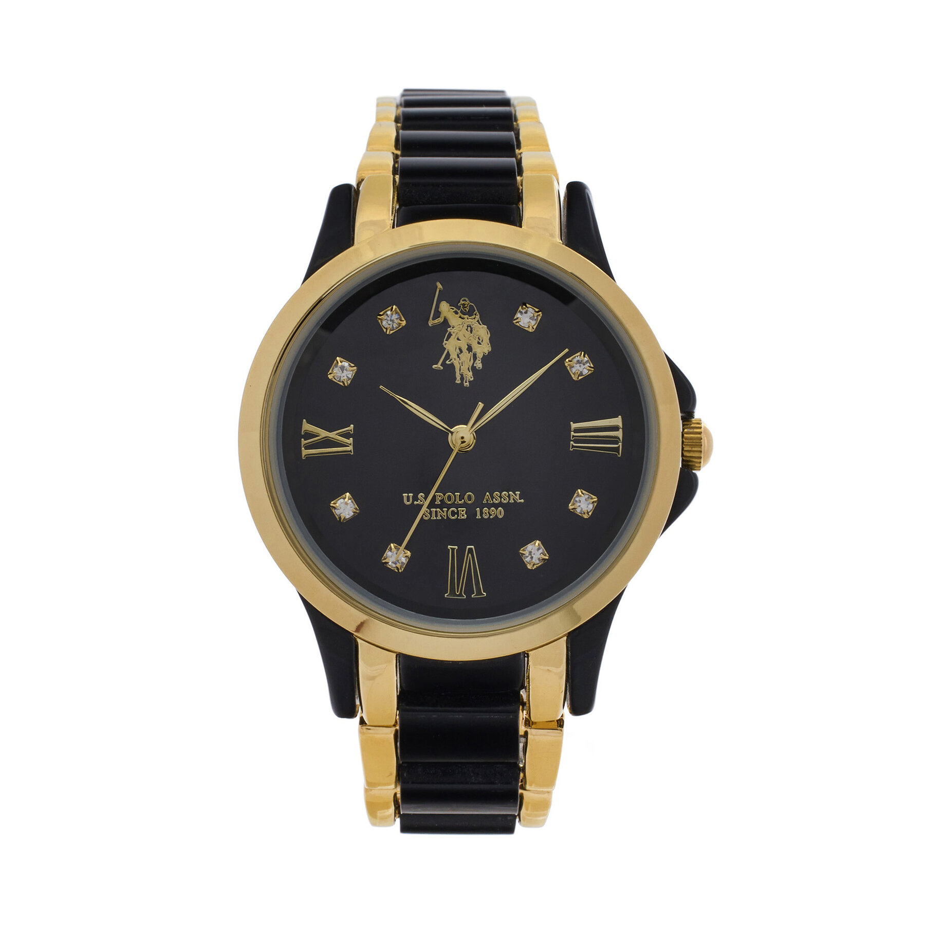 Hodinky U.S. Polo Assn. Selena USP8383BK Čierna