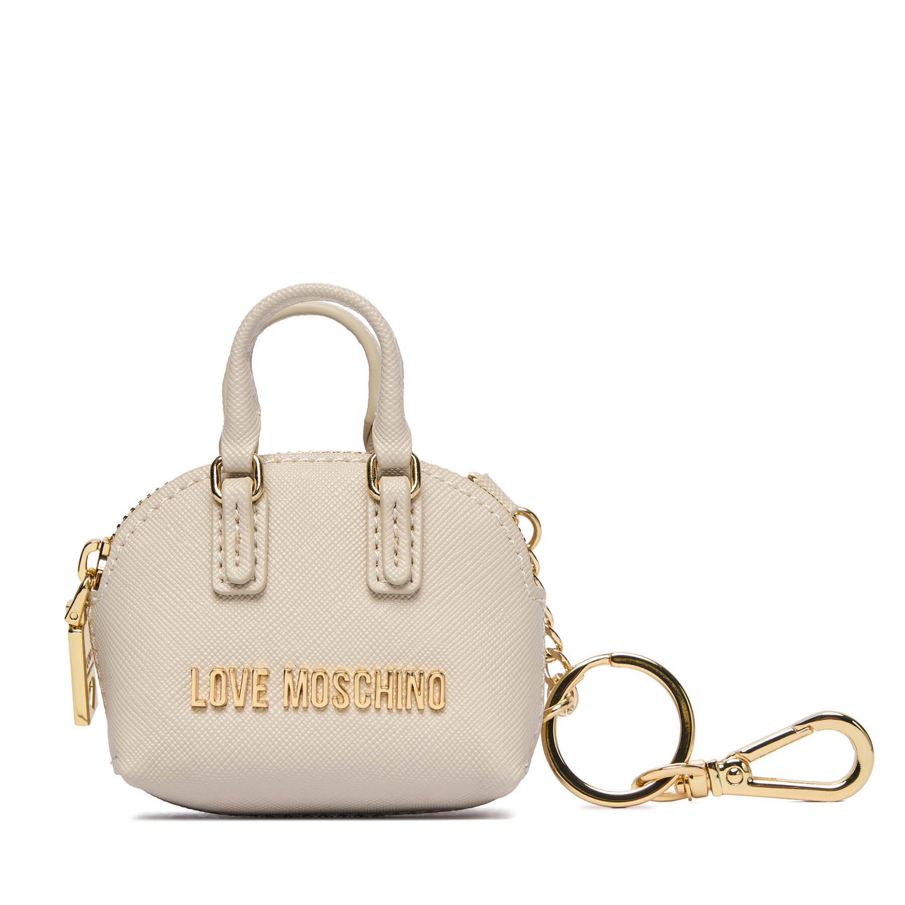 Kulcstartó LOVE MOSCHINO JC5412PP0NKZ0110 Ekru