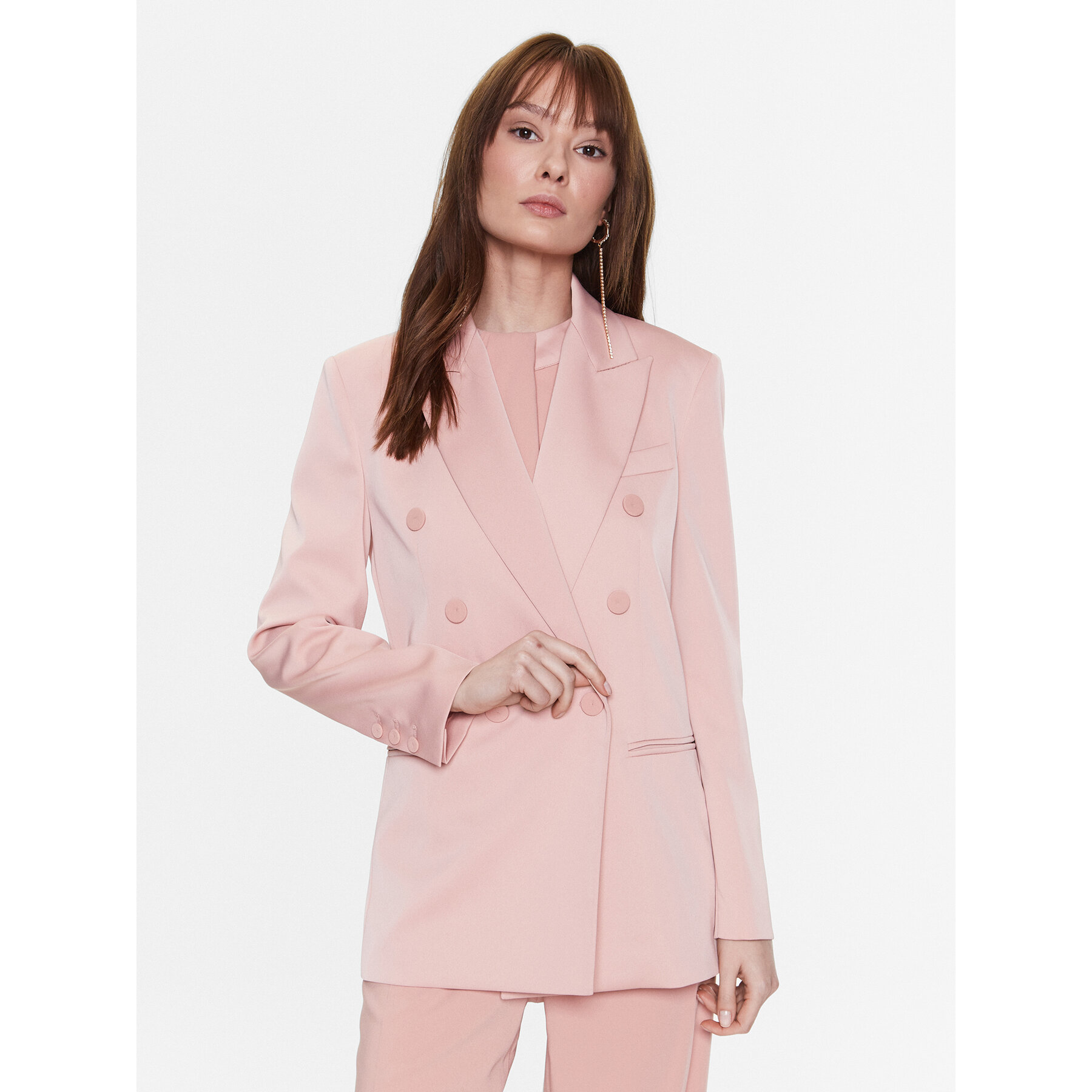 Pinko Sakko Elegante 100036 A0GH Rosa Regular Fit