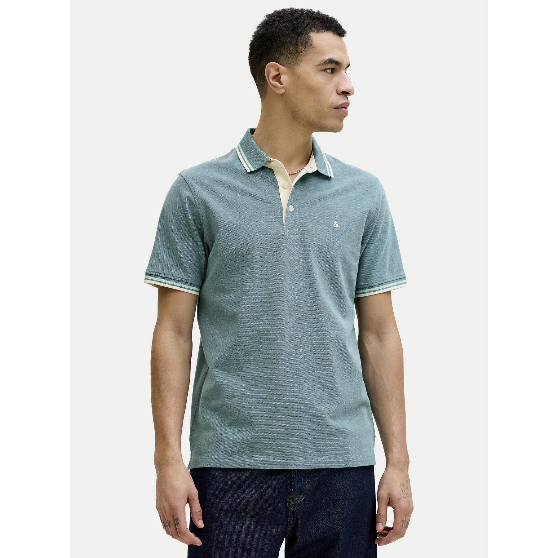 Jack & Jones Polo Paulos 12136668 Zelena Regular Fit