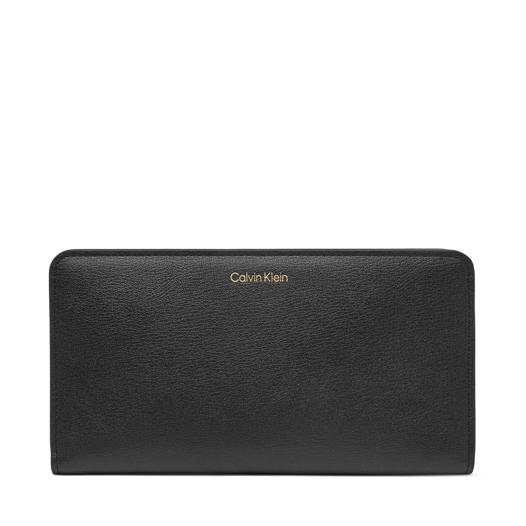 Denarnica Calvin Klein Foil Logo Passport Longfold LV04F1205G Črna