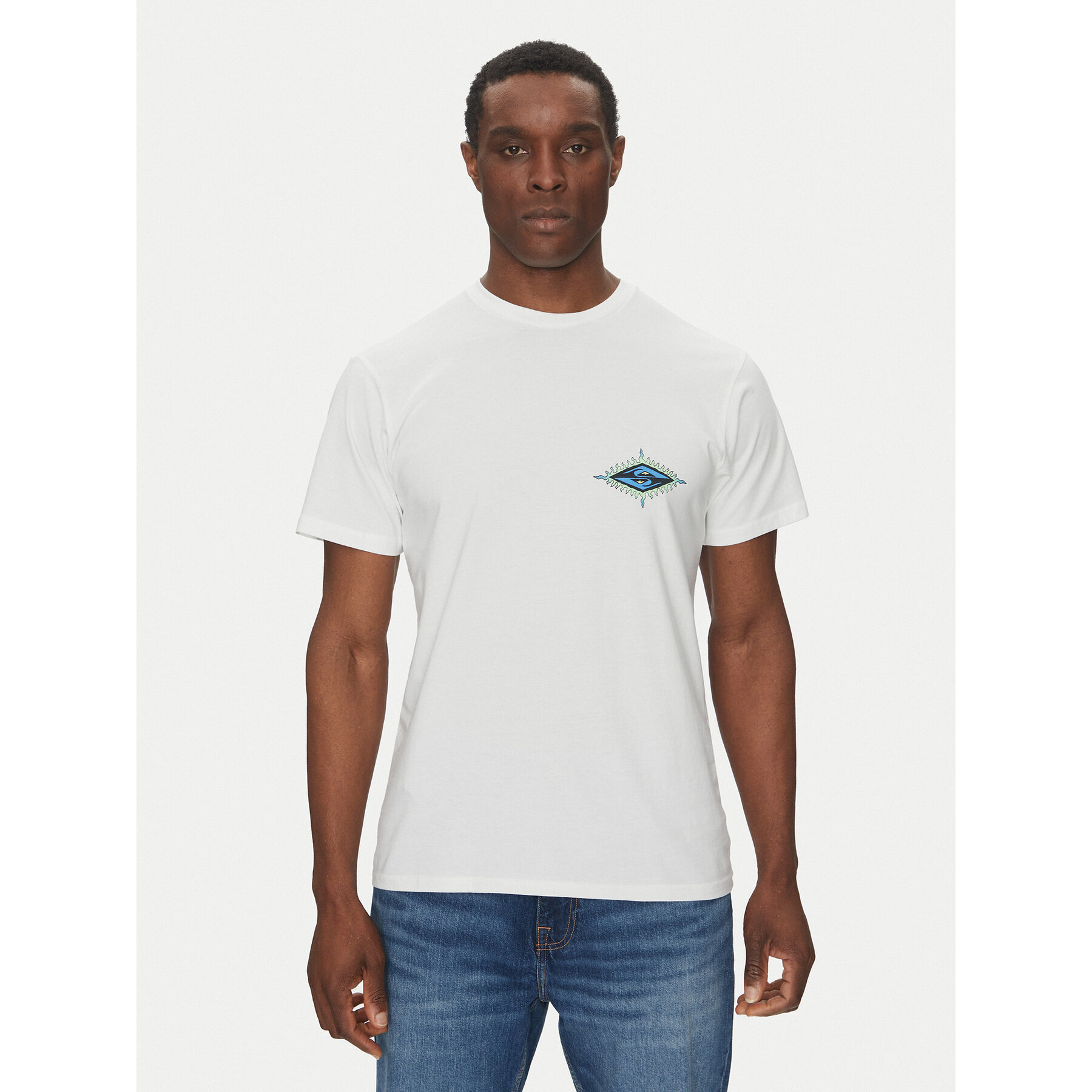 Quiksilver Quiksilver T-Shirt EQYZT08046 Λευκό Regular Fit