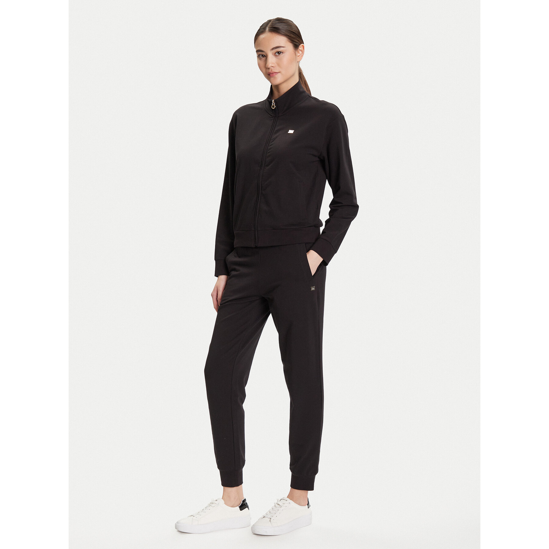 EA7 Emporio Armani Jogginganzug 7W000463 AF13135 UC001 Schwarz Regular Fit