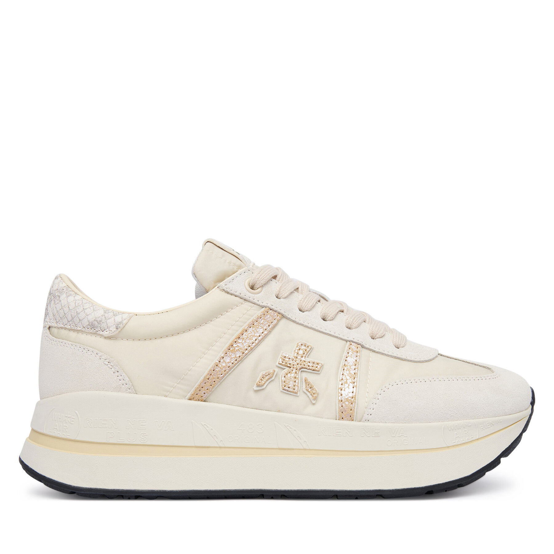 Sneakersy Premiata Bethcoin Var 8145 Krémová
