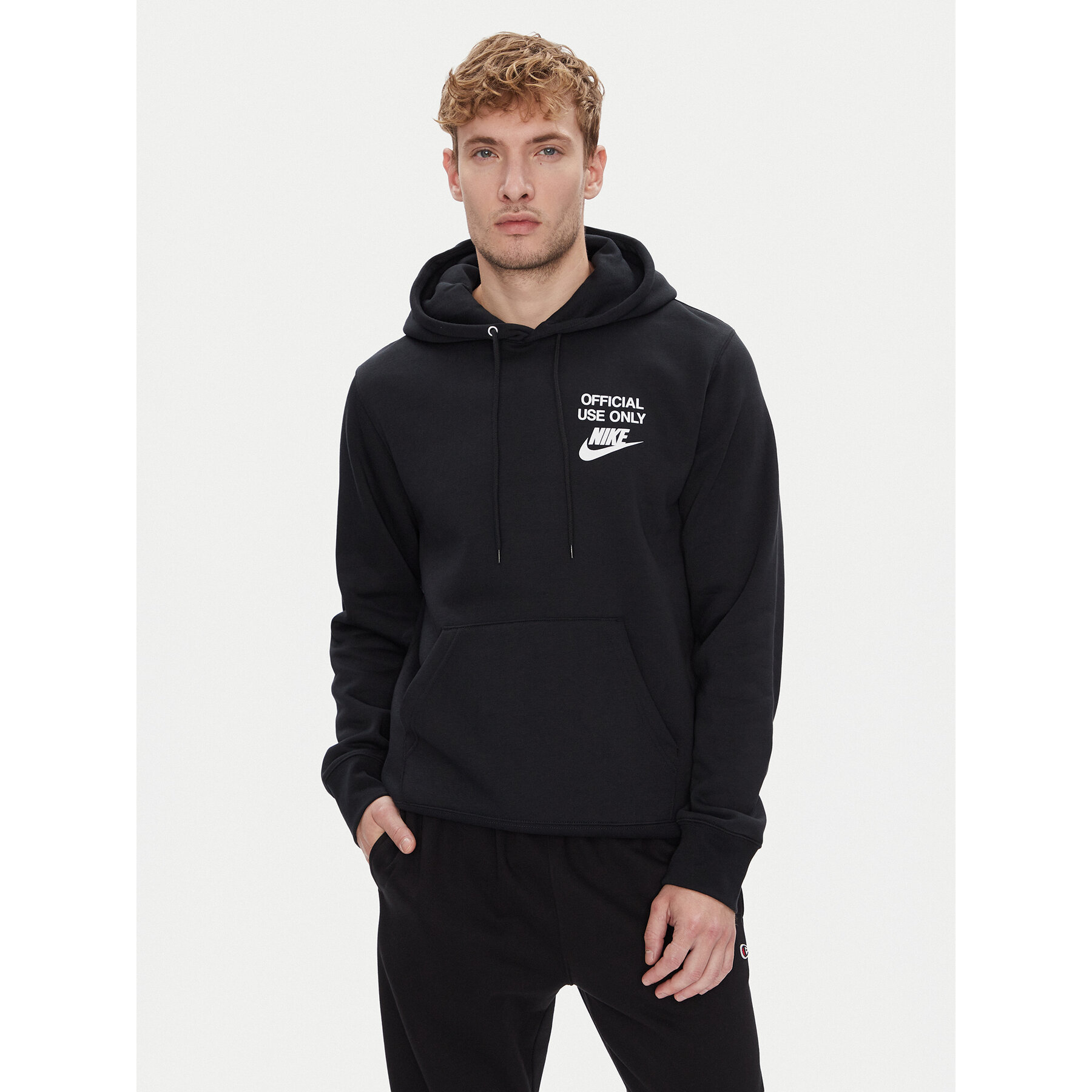 Nike Sweatshirt Club Bb IB8398 Schwarz Regular Fit