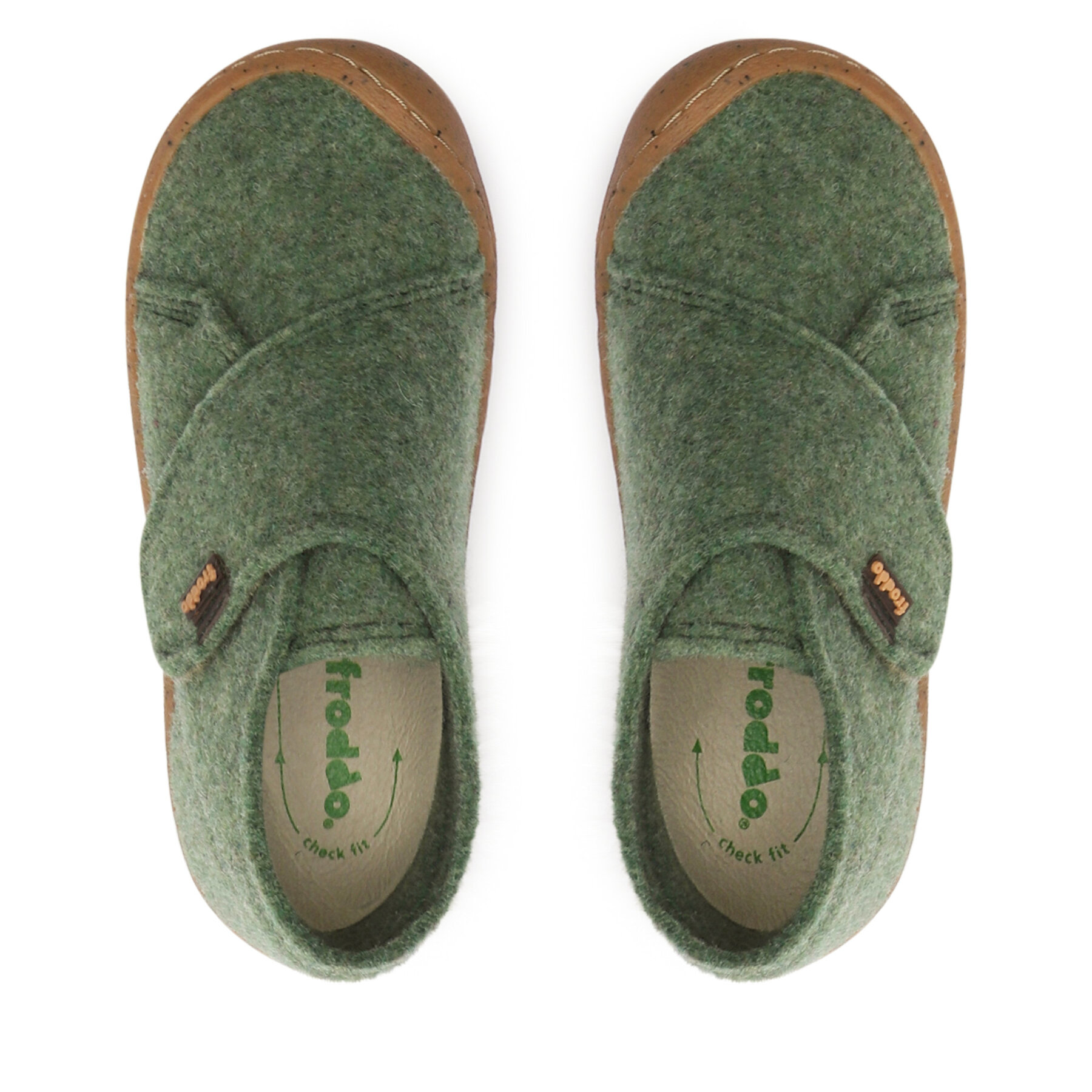 Παντόφλες Σπιτιού Froddo Minni Wooly G1700343-3 S Πράσινο