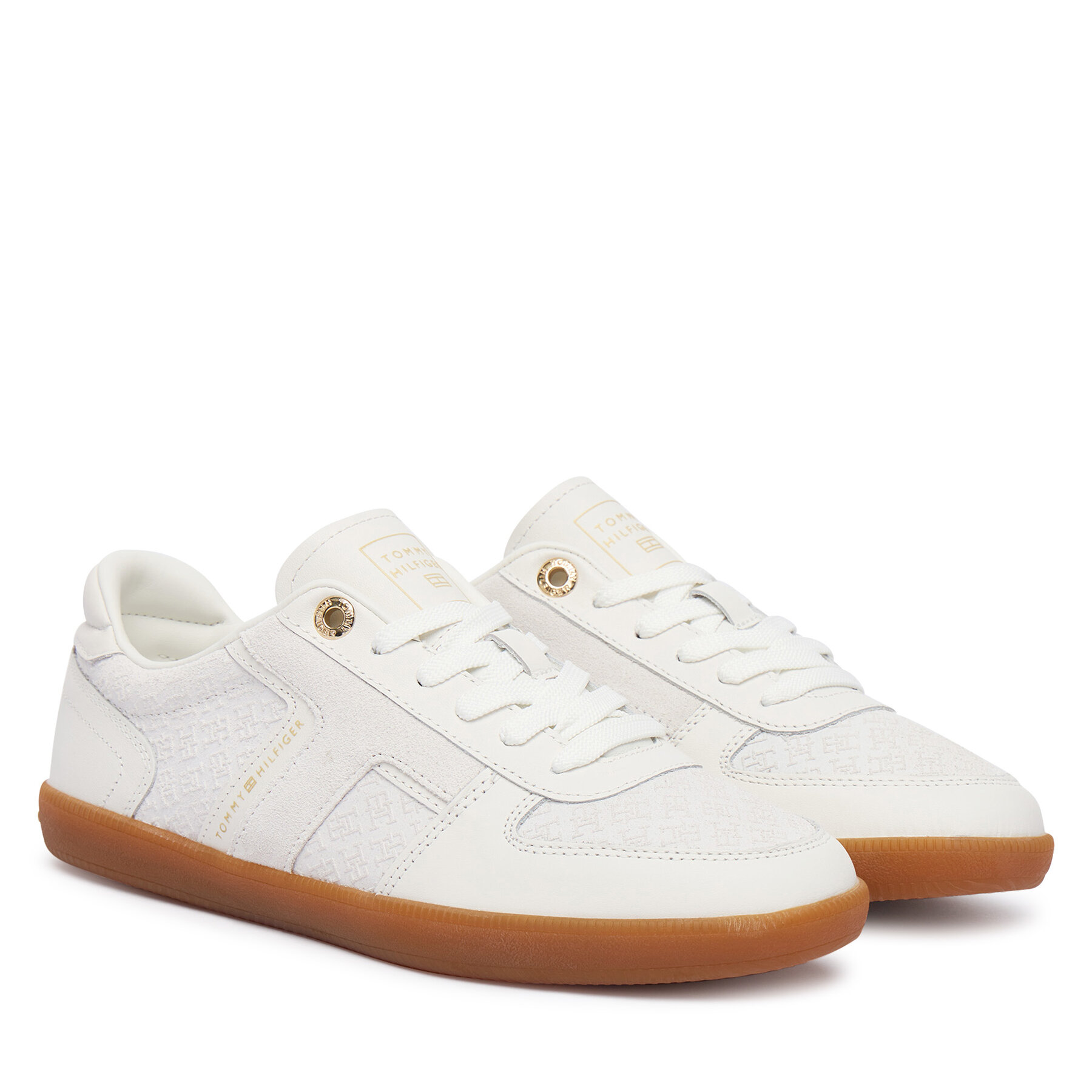 Сникърси Tommy Hilfiger Th Tribeca Sneaker Monogram FW0FW09691 Бял