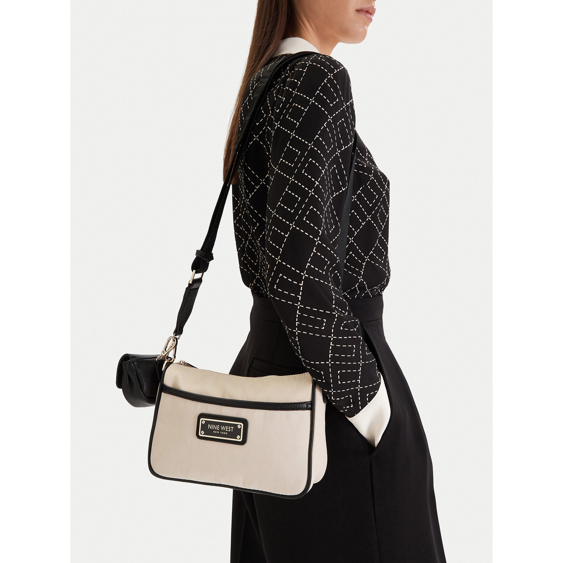 Táska Nine West CEO-Marisse-LA374-4707 Ekru