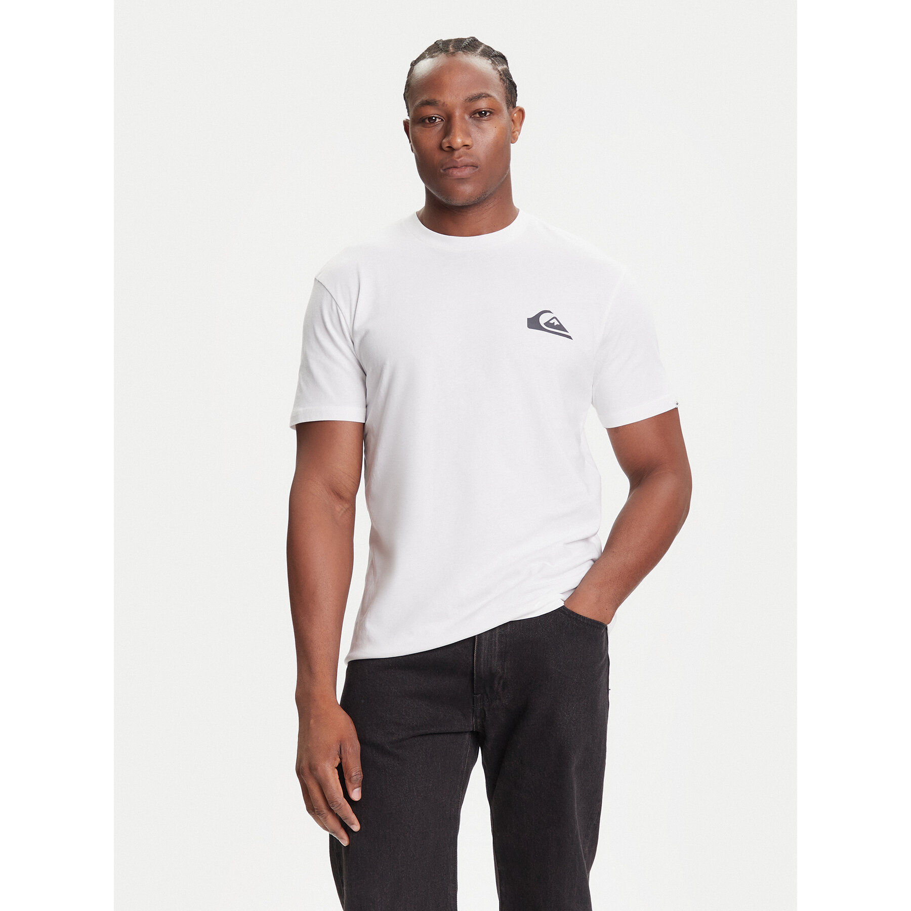 Quiksilver T-Shirt EQYZT08181 Weiß Regular Fit