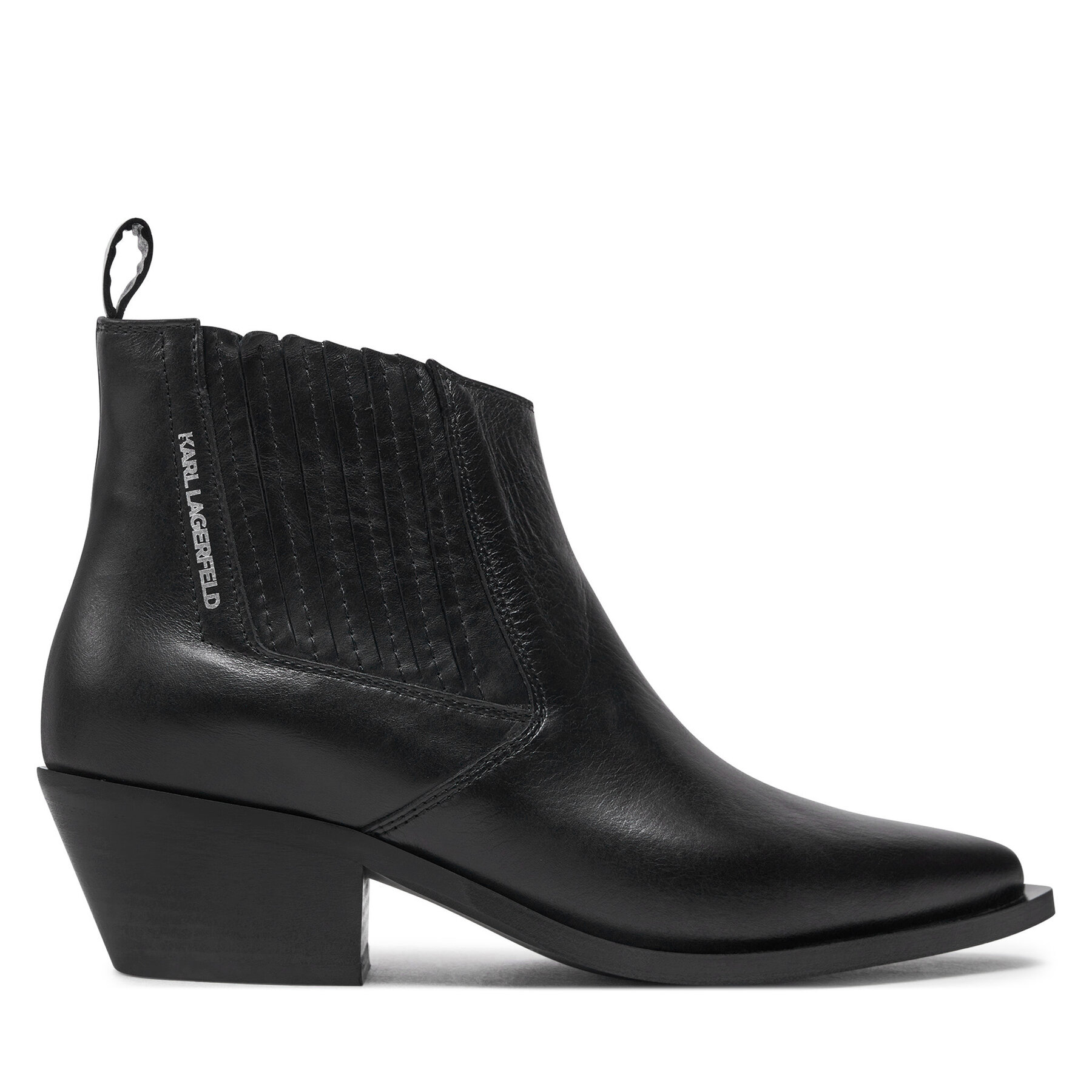Polokozačky KARL LAGERFELD KL33244 Černá