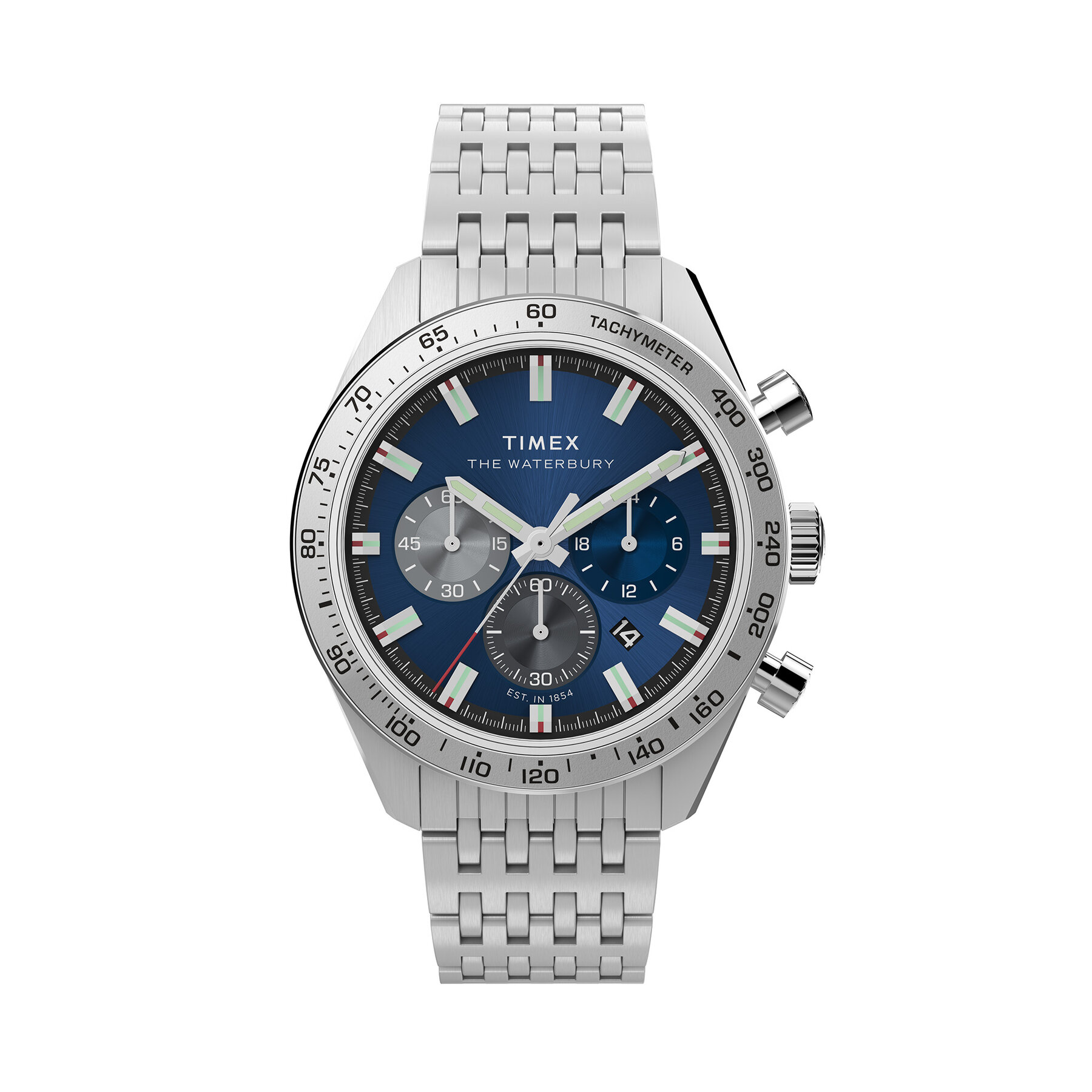 Hodinky Timex Waterbury TW2Y18500 Strieborná