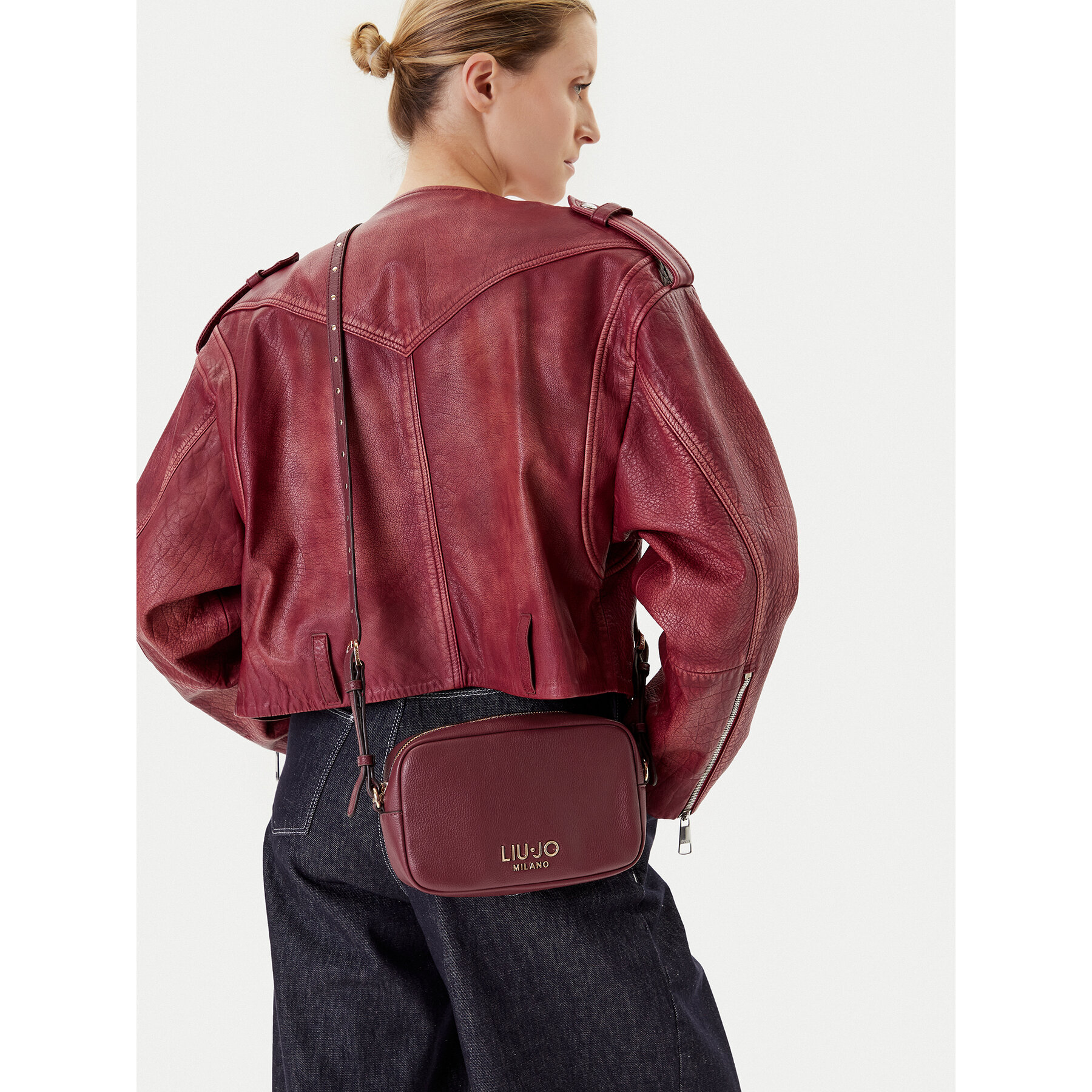 Táska Liu Jo Ecs S Camera Case AF5137 E0058 Bordó