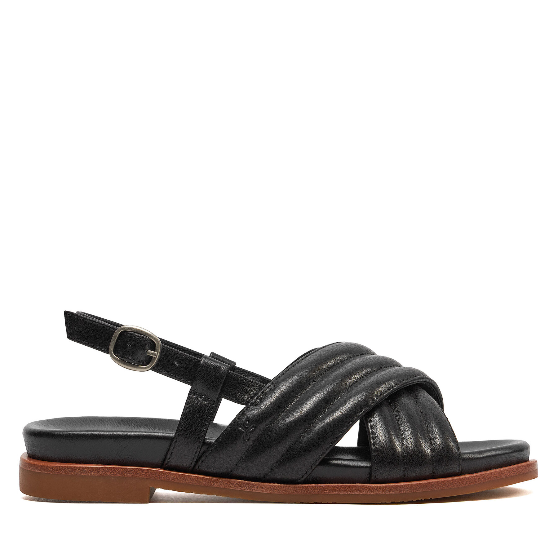 Damskie EMU Australia Sandały, Rozmiar 37 Czarny Borradaile W13017