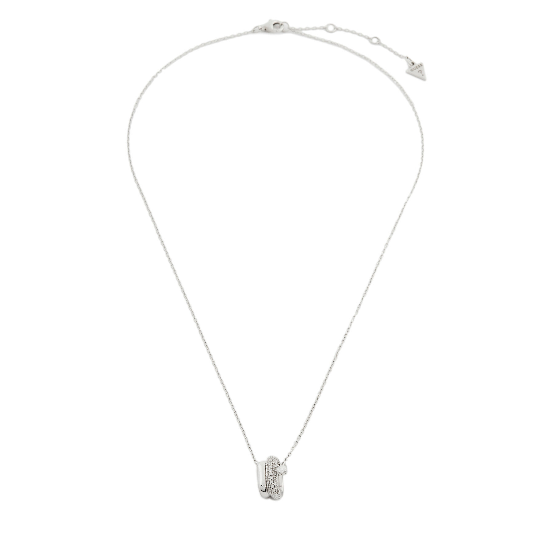 Colier Guess JSBN04 508JW Argintiu