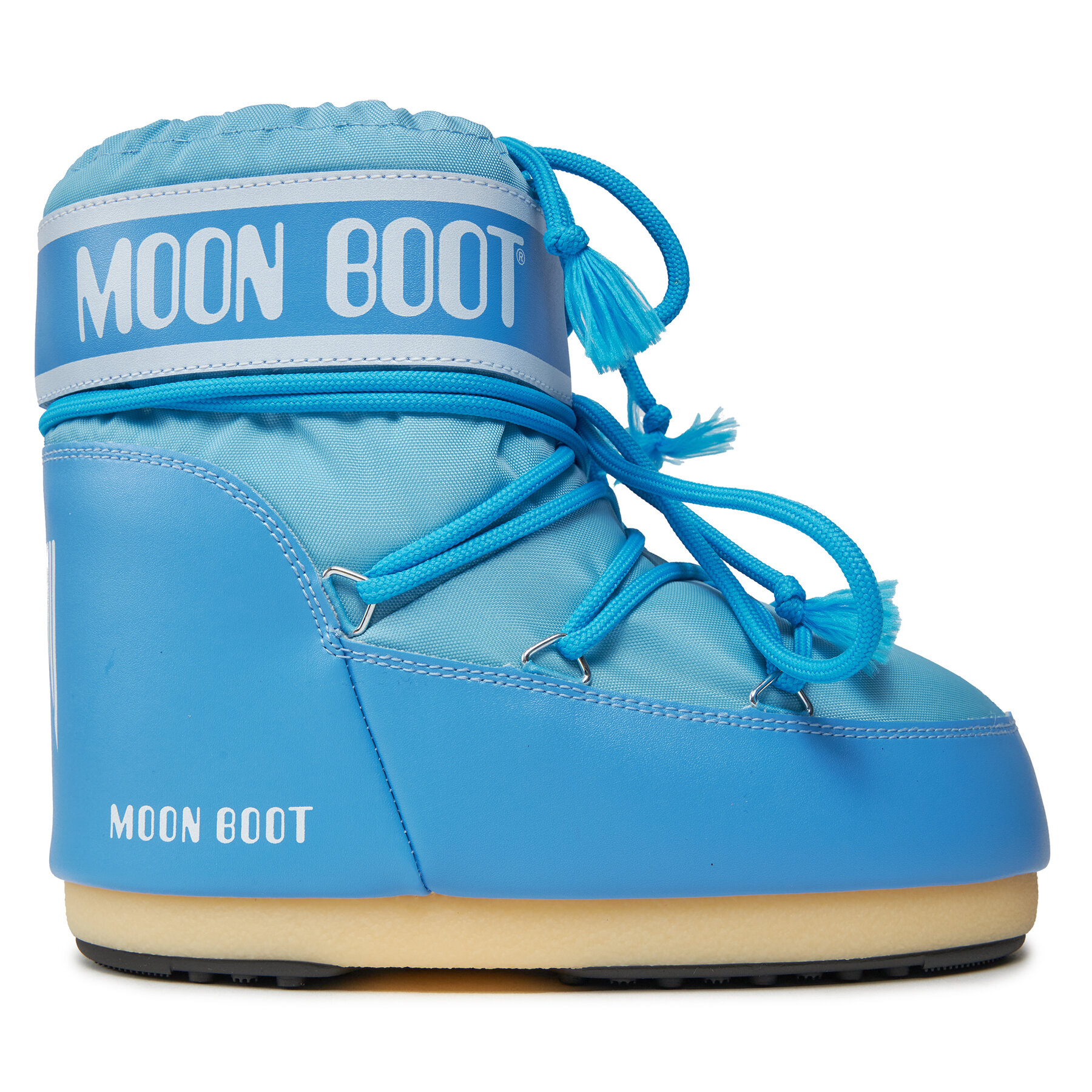 Vinterskor Moon Boot Low Nylon 14093400015 Alaskan Blue 015