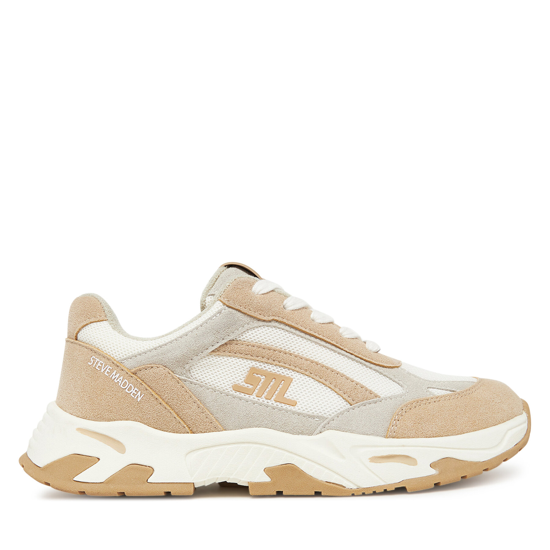 Sneakersy Steve Madden Sneak Peak-E SM19000129 Strieborná