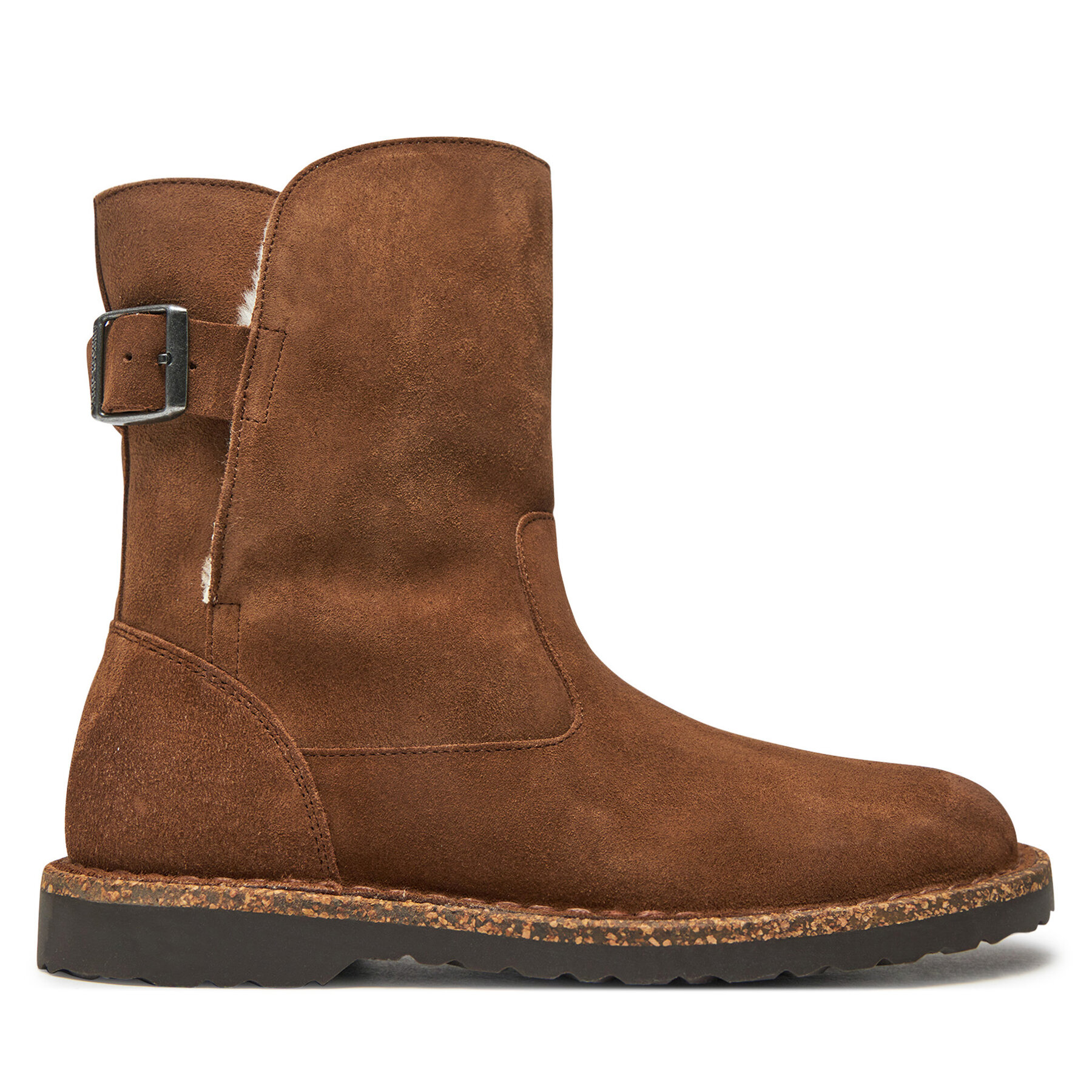 Damskie Botki Birkenstock, Rozmiar 36 Brązowy Uppsala Mid Shearling Leve 1028109