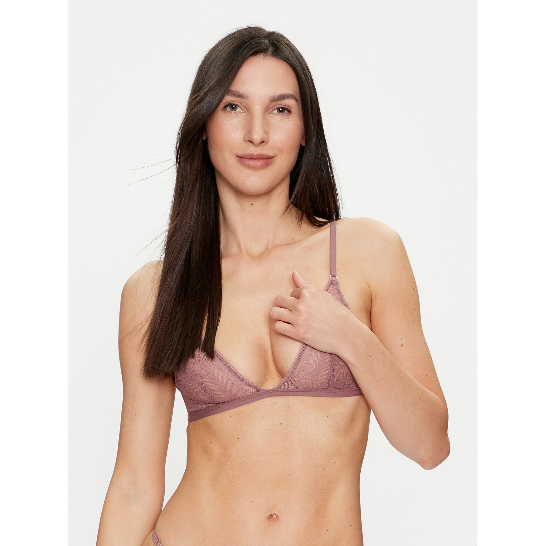 Calvin Klein Underwear Bralette melltartó 000QF7540E Rózsaszín