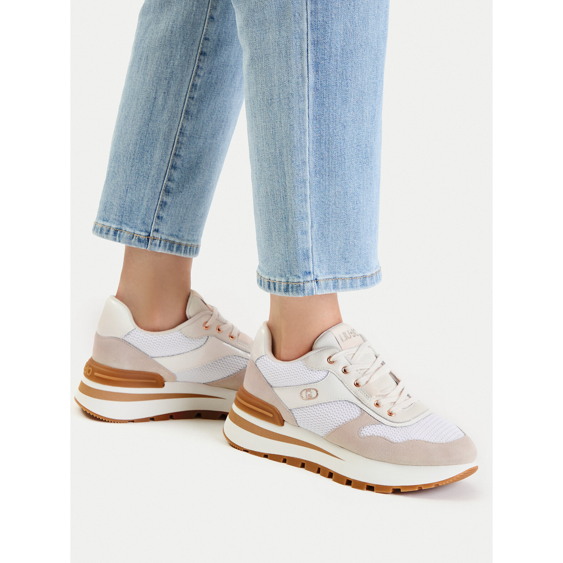 Sneakers Liu Jo Amazing 38 BA6029 PX027 Écru