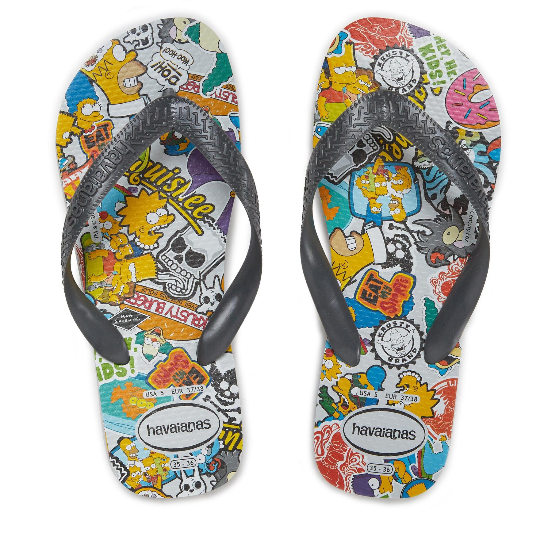 Damskie Japonki Havaianas, Rozmiar 41-42 Szary 41378895233