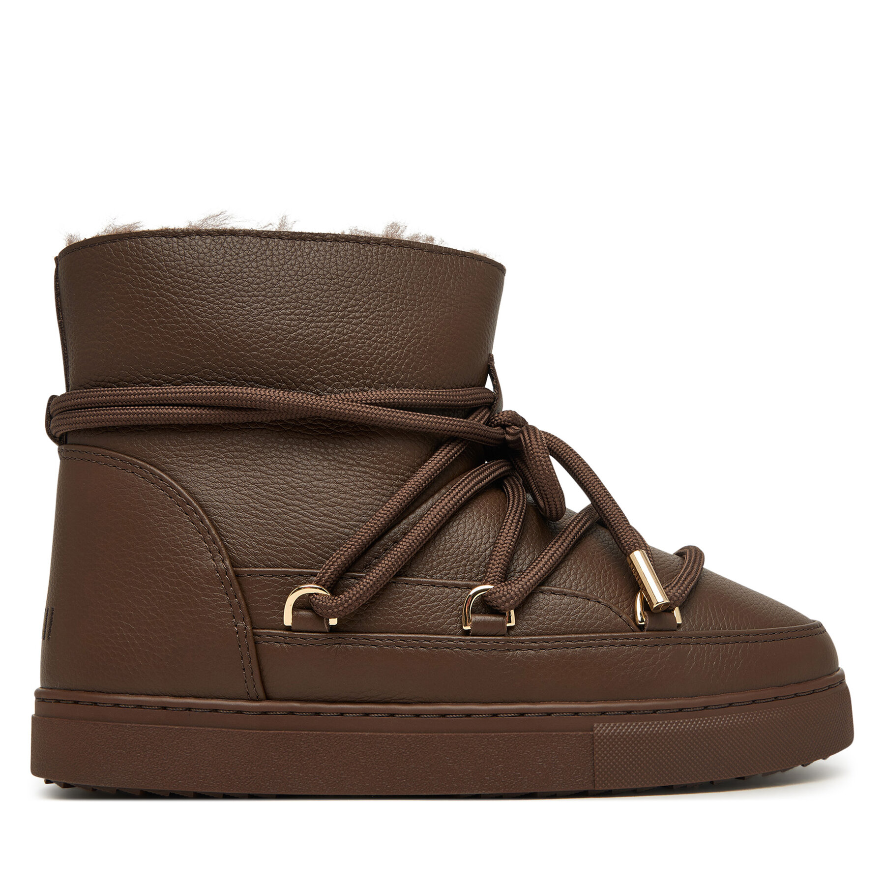 Škornji za sneg Inuikii Full Leather 1001.003.0252.152 Temno rjava