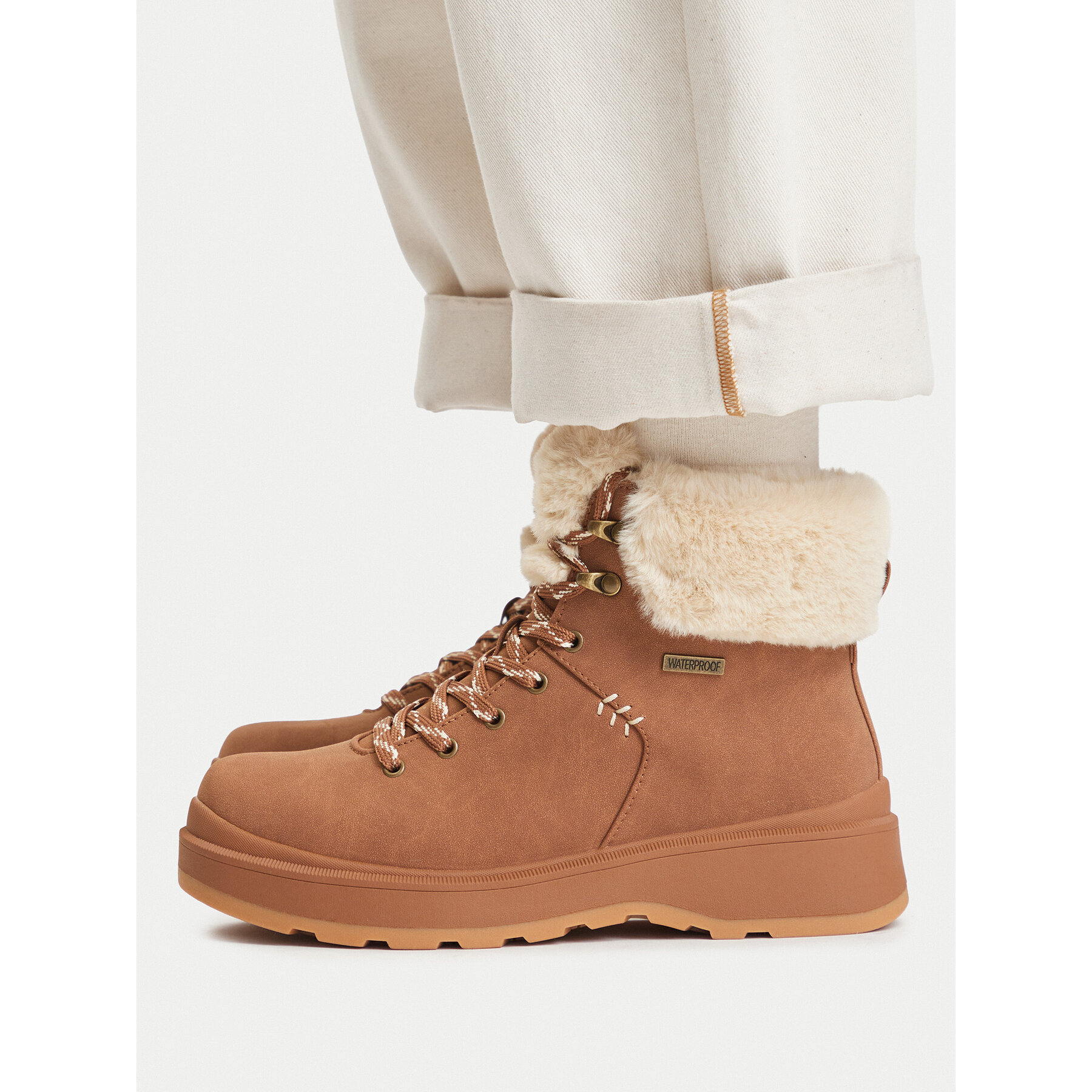 Μποτίνια Skechers Park City 168087/CSNT Καφέ