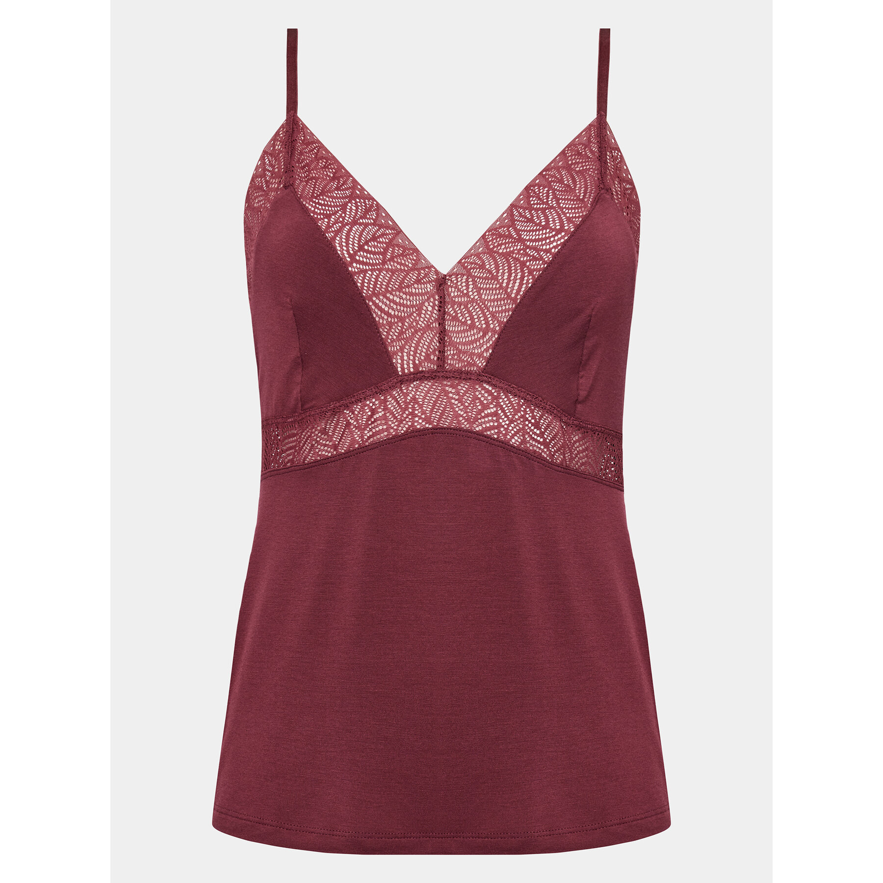 Femilet by Chantelle Femilet by Chantelle Μπλούζα πιτζάμας Jazz FNA510 Μπορντό Regular Fit