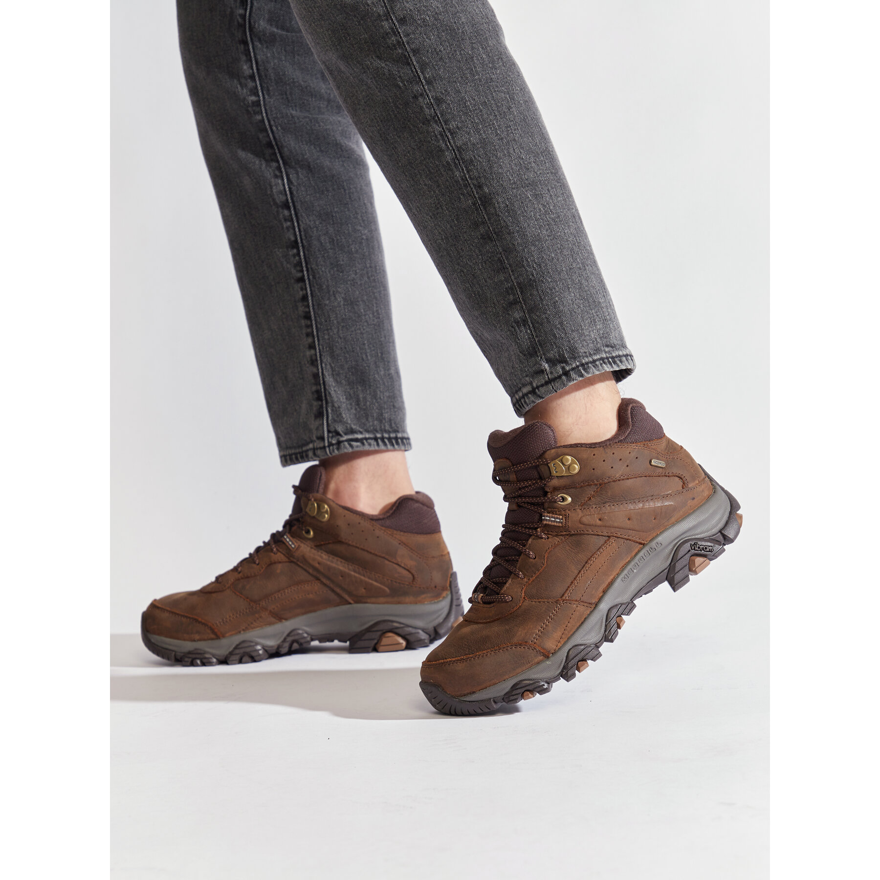 Trekingová obuv Merrell Moab Adventure 3 Mid Wp J003821 Hnedá