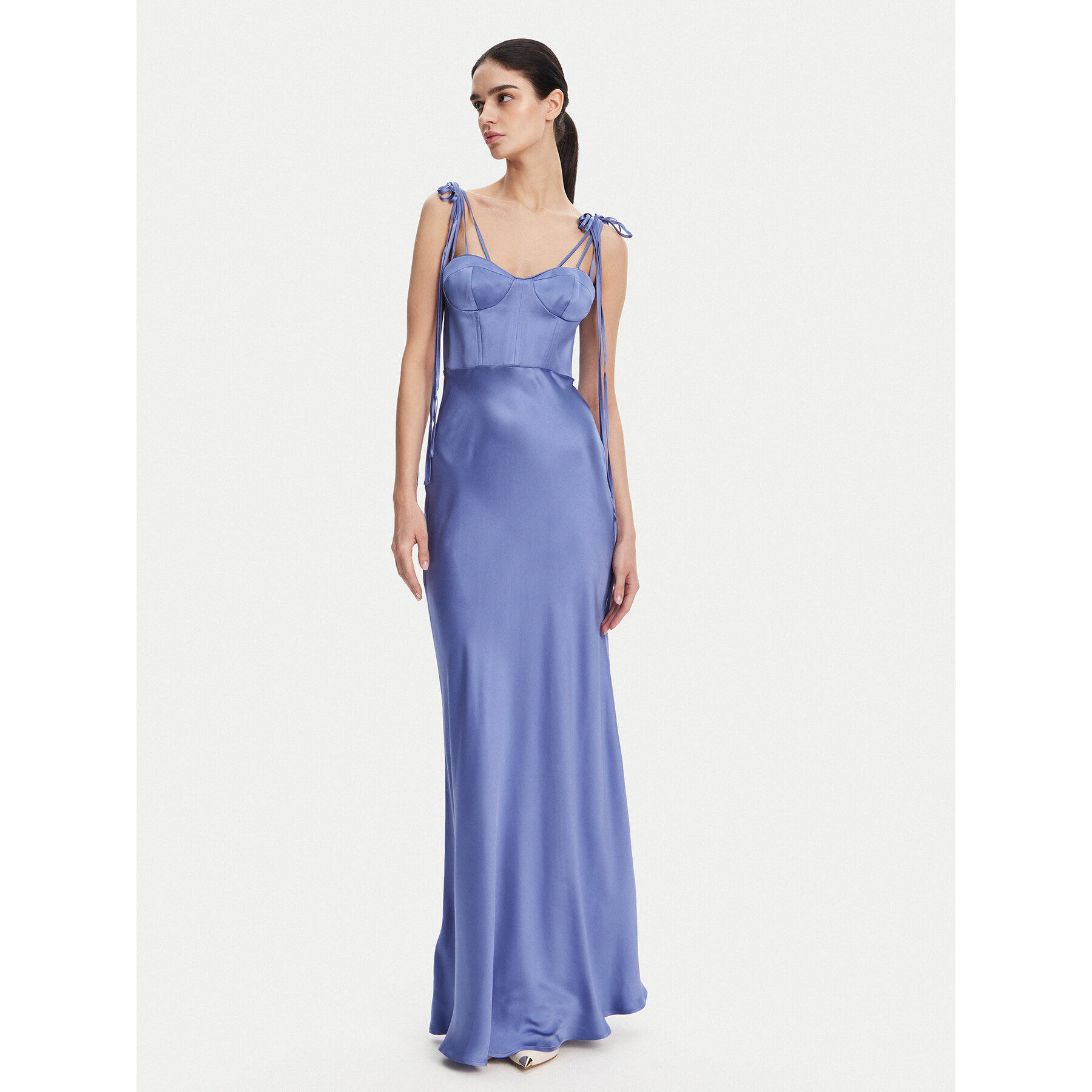 PINKO Abendkleid 104996 A2GZ Blau Regular Fit