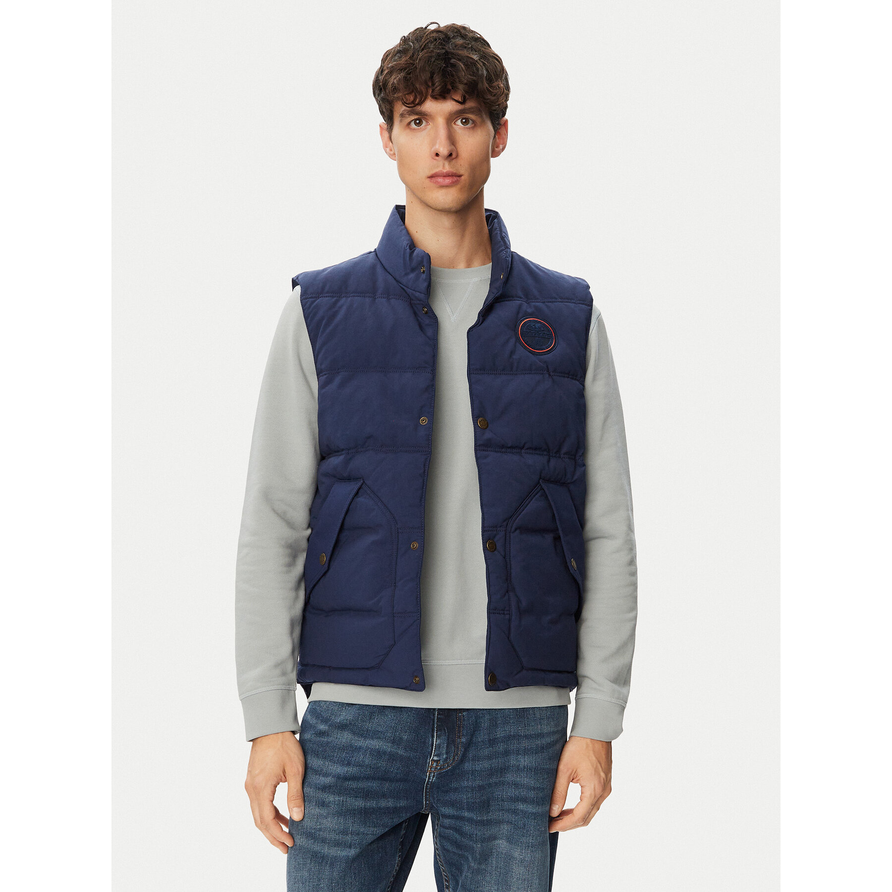 Napapijri Bodywarmer Asko NP0A8AHH Dunkelblau Regular Fit