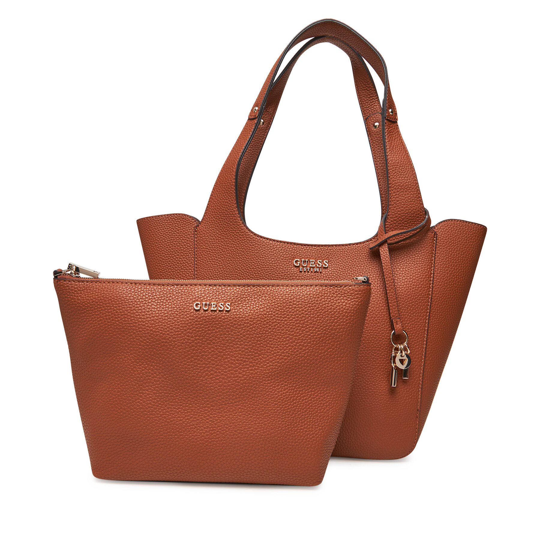 Γυναικεία Τσάντα Guess, Μέγεθος one size, Καφέ, Calista HWBG73 34220