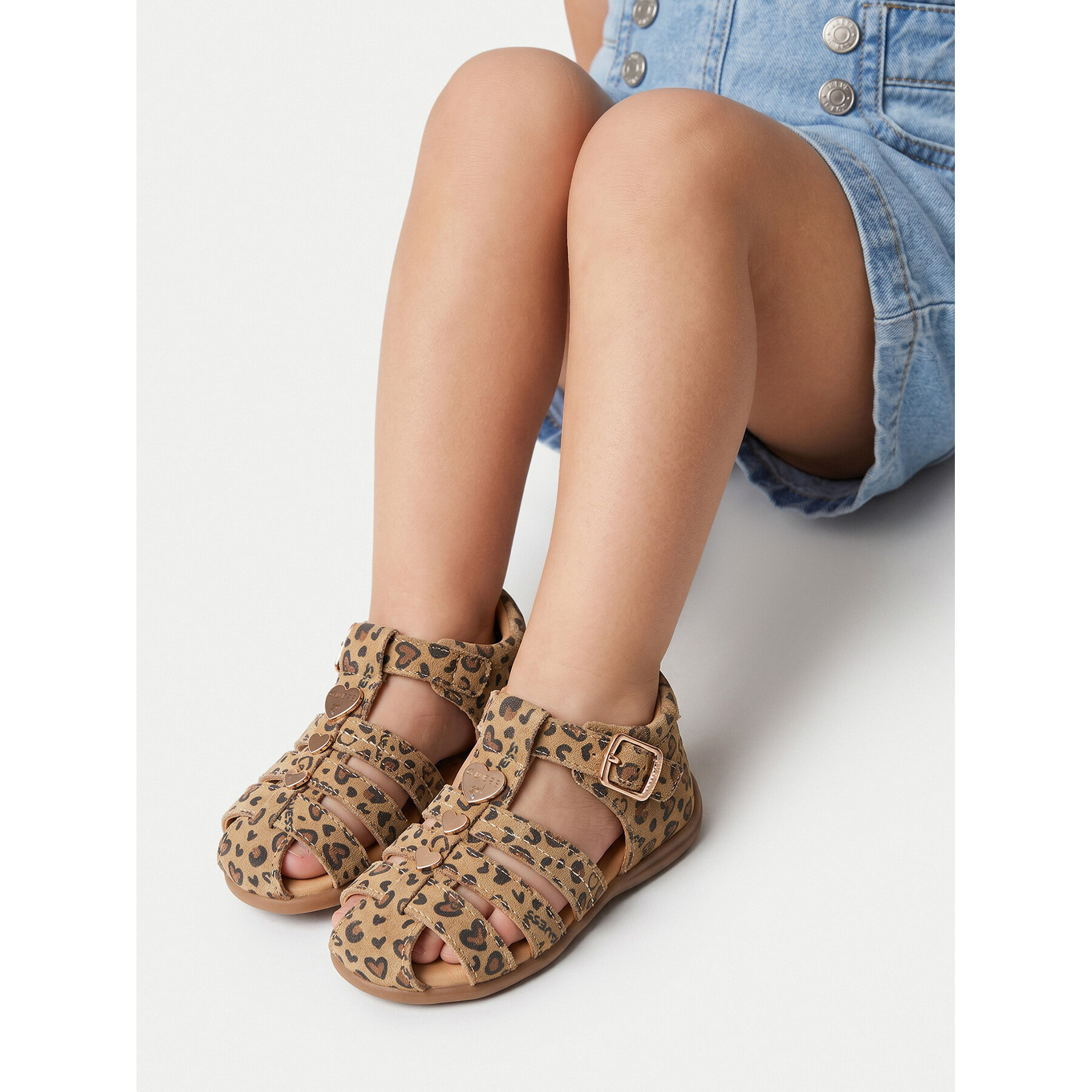 Sandále Guess CEO-BAND-1266-B Svetlo hnedá