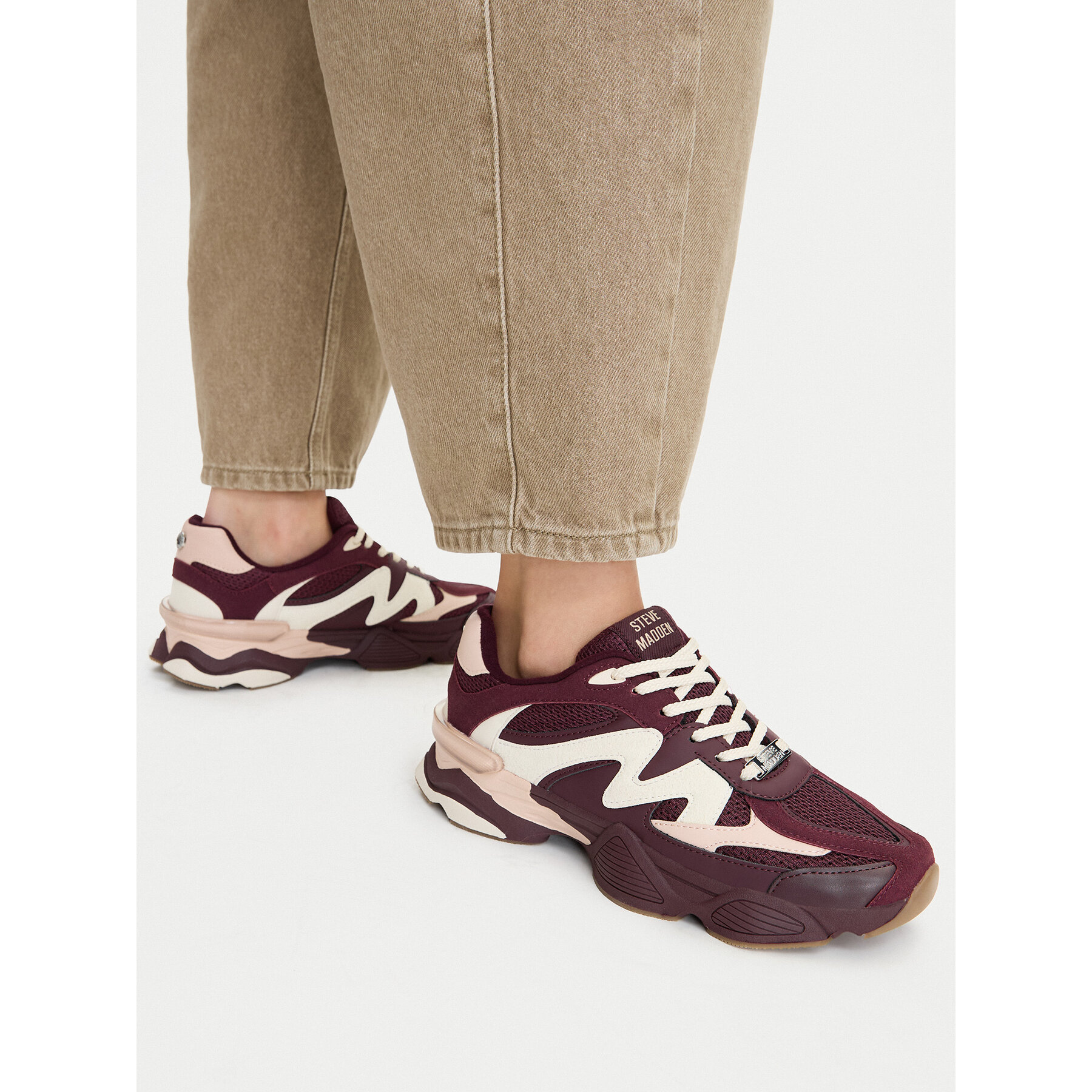 Сникърси Steve Madden 11005324 Бордо