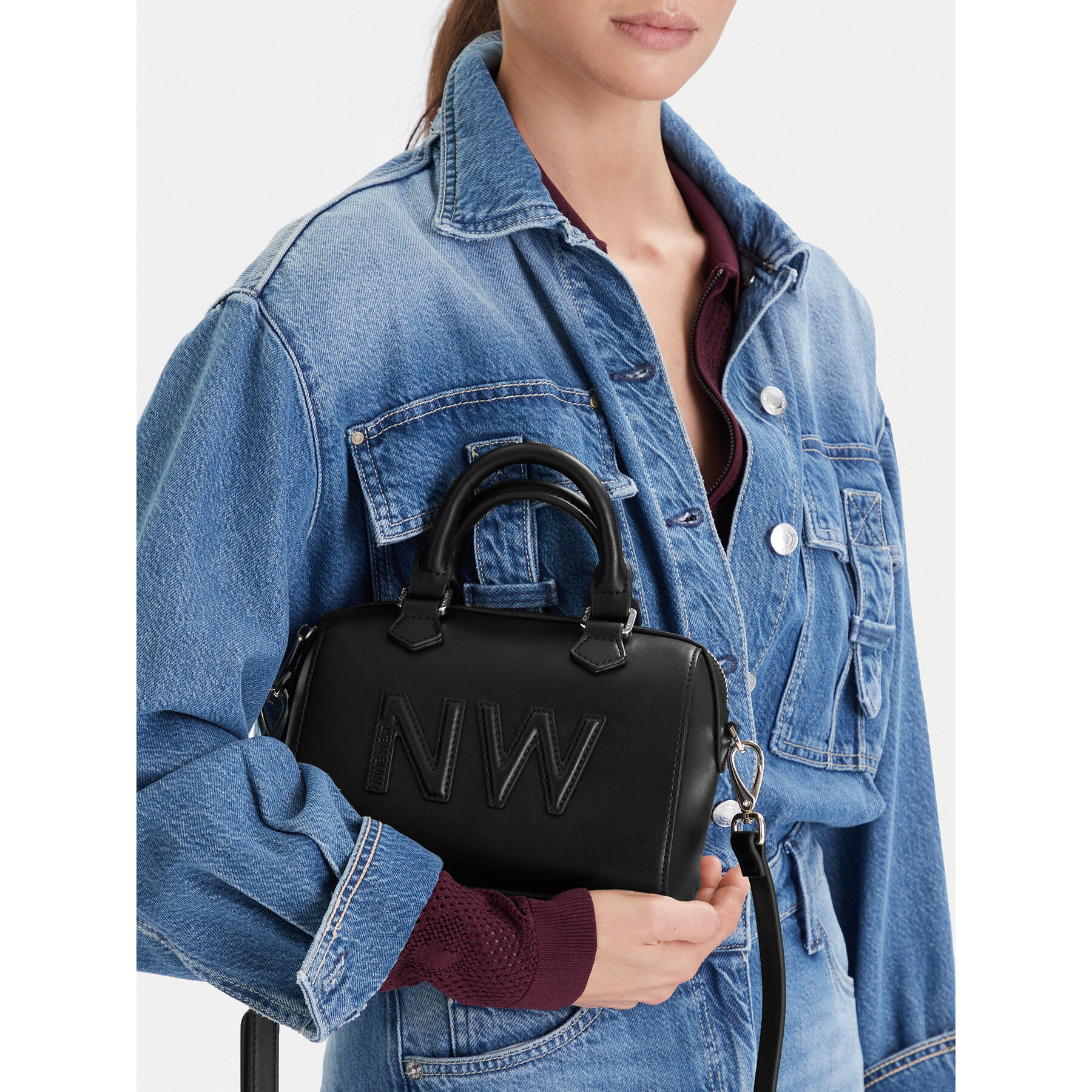 Geantă Nine West EO-Lira II-LX20085 Negru