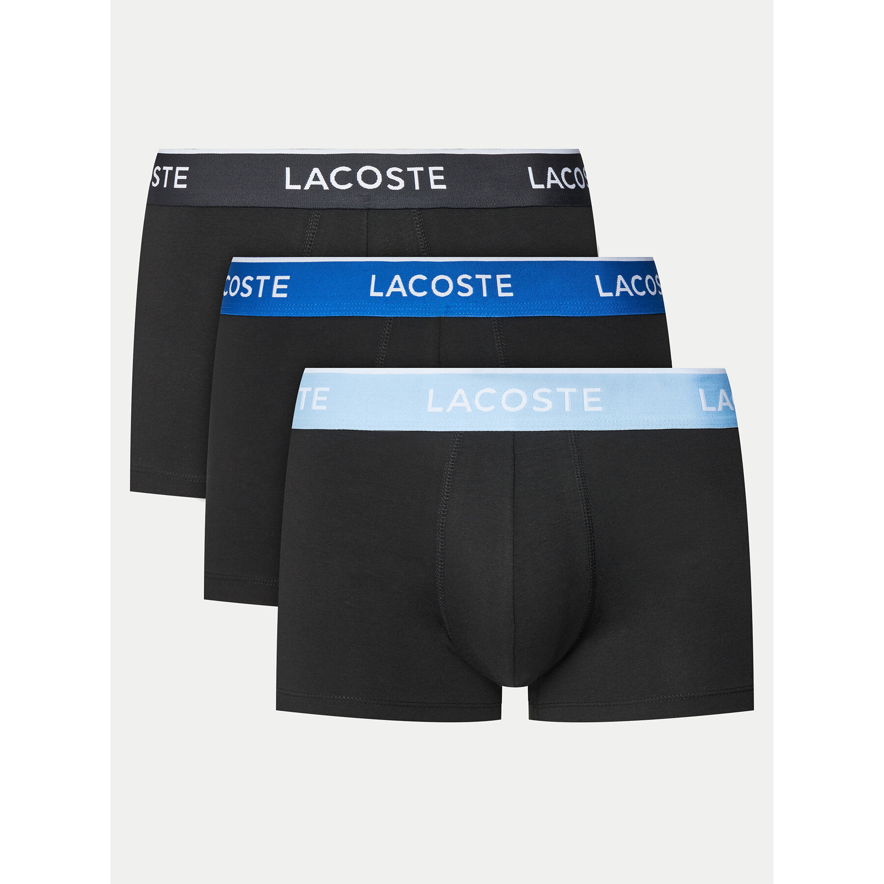 Lacoste Boxer szett 5H1297 Fekete