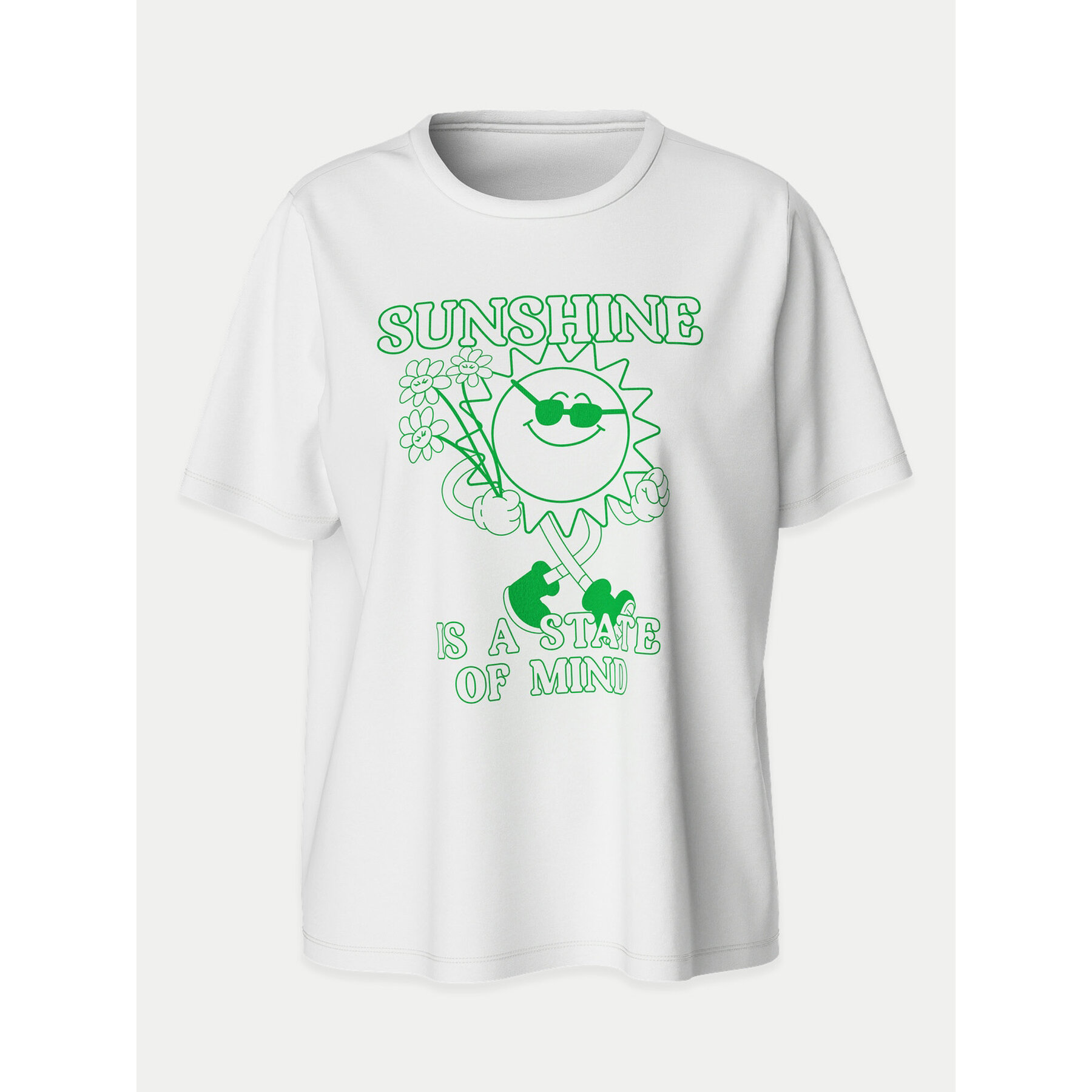 Pieces T-shirt Tulia 17156902 Bianco Oversize