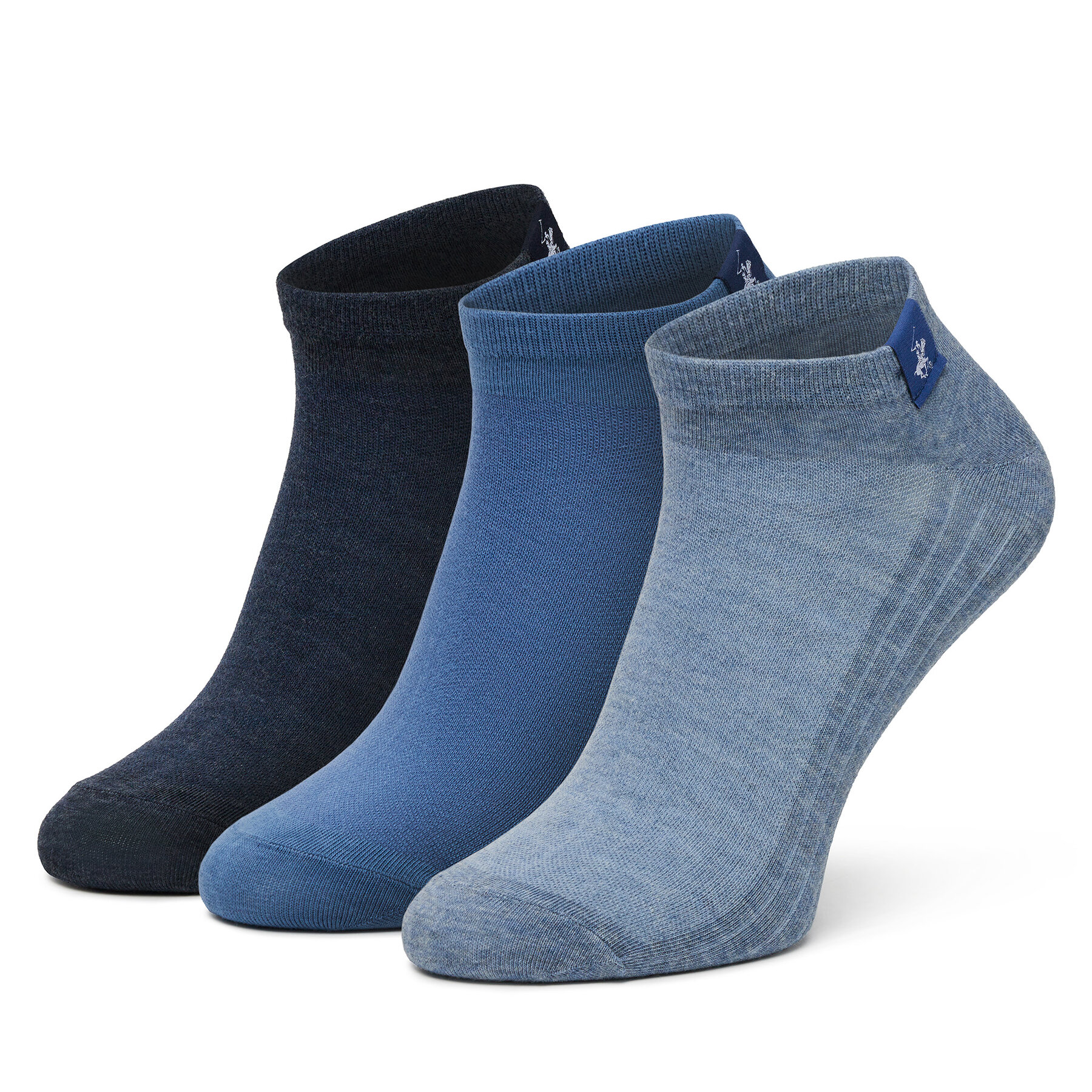 Kratke čarape Beverly Hills Polo Club KR_BHPC_BREATH_S_SS2025_(3pack) Plava