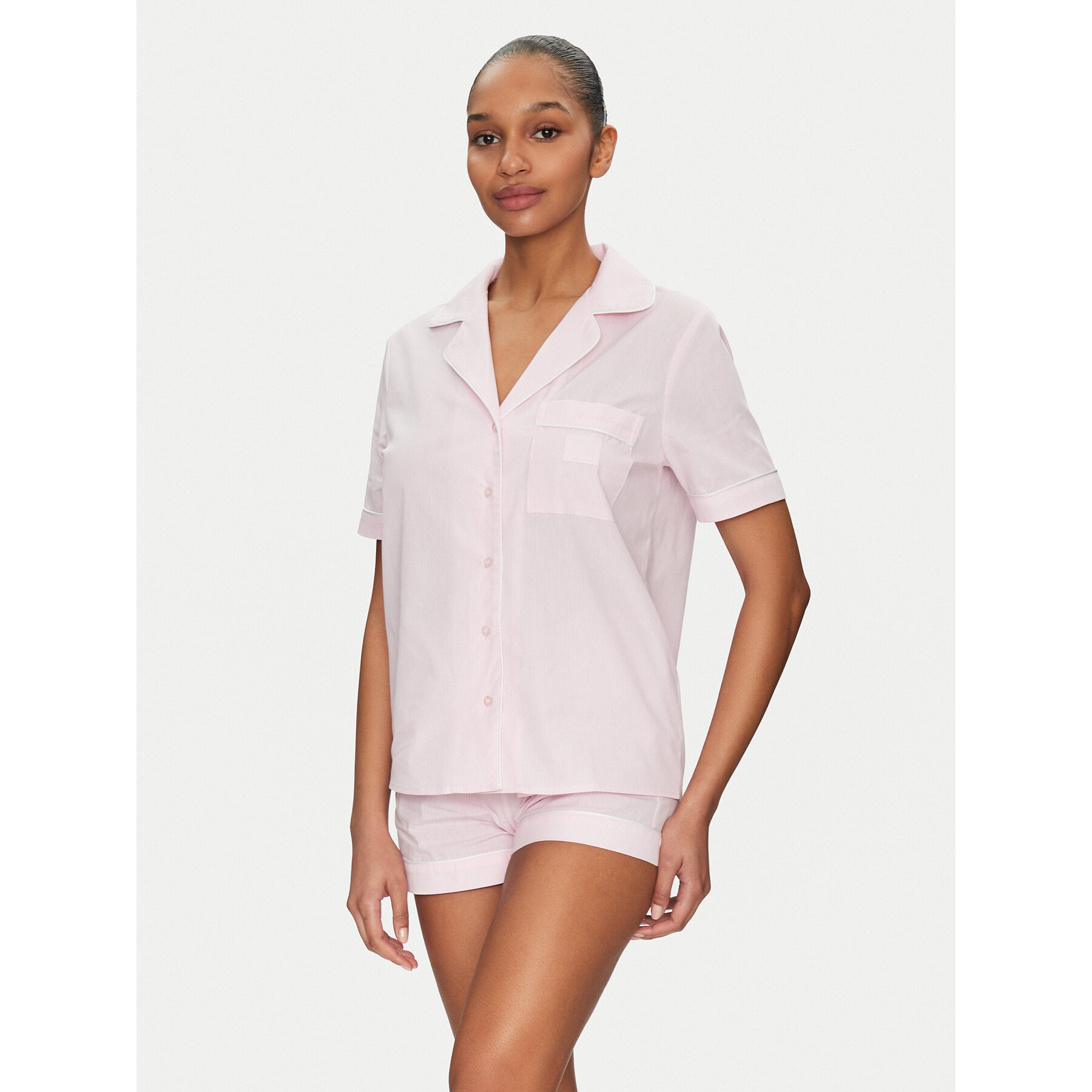 Guess Guess Πιτζάμα O5GX10 WH1K1 Ροζ Regular Fit