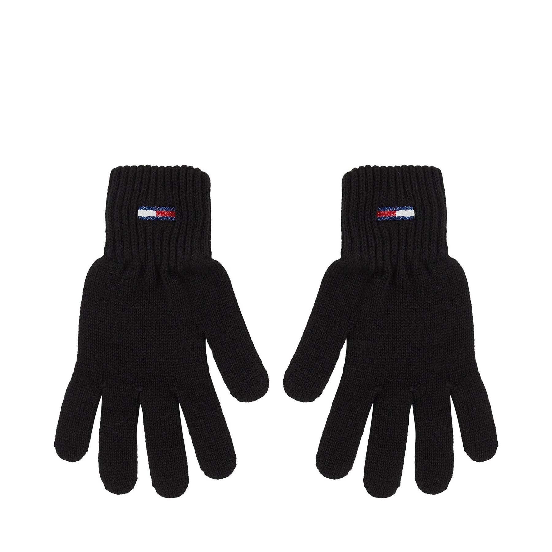 Ženske rokavice Tommy Jeans Tjw Flag Gloves AW0AW15480 Black BDS