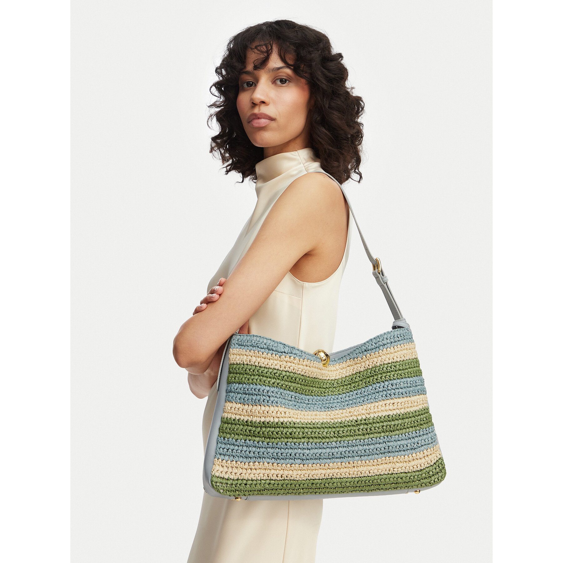 Geantă Furla Sfera Soft L WB02043 BX4447 CN 4500S Albastru deschis