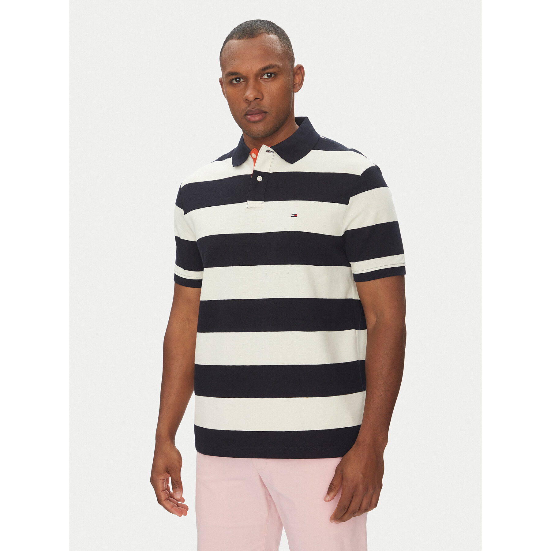 Tommy Hilfiger Tommy Hilfiger Polo MW0MW39045 Σκούρο μπλε Regular Fit