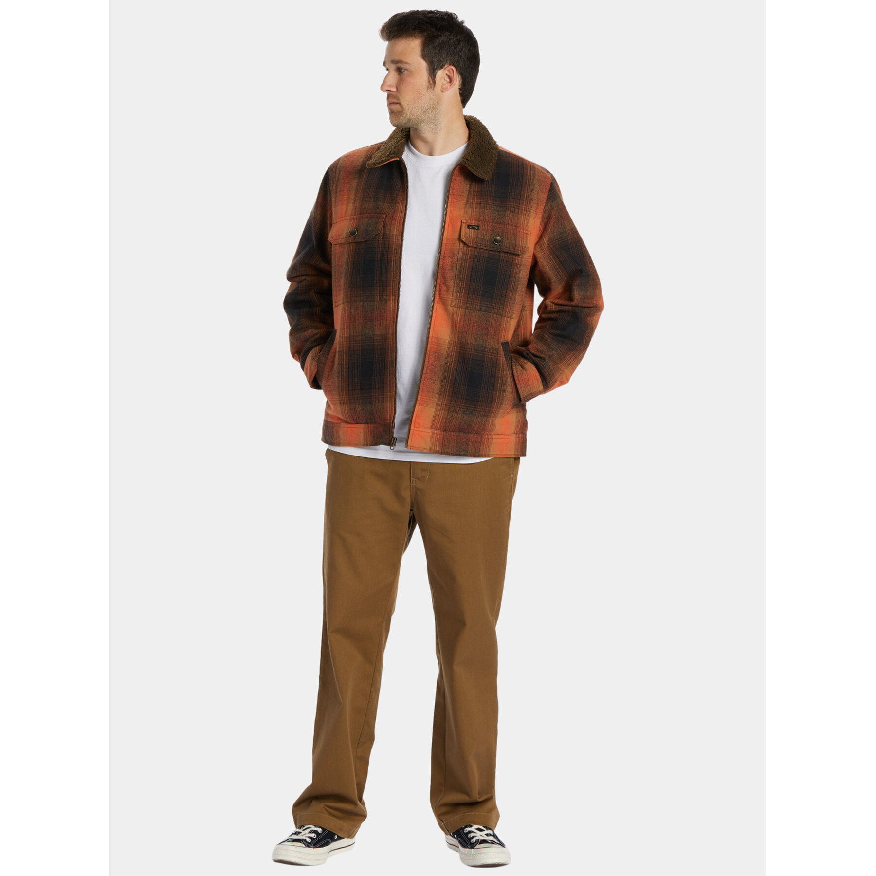 Billabong Hemdjacke Barlow Jckt ABYJK00184 Braun Regular Fit