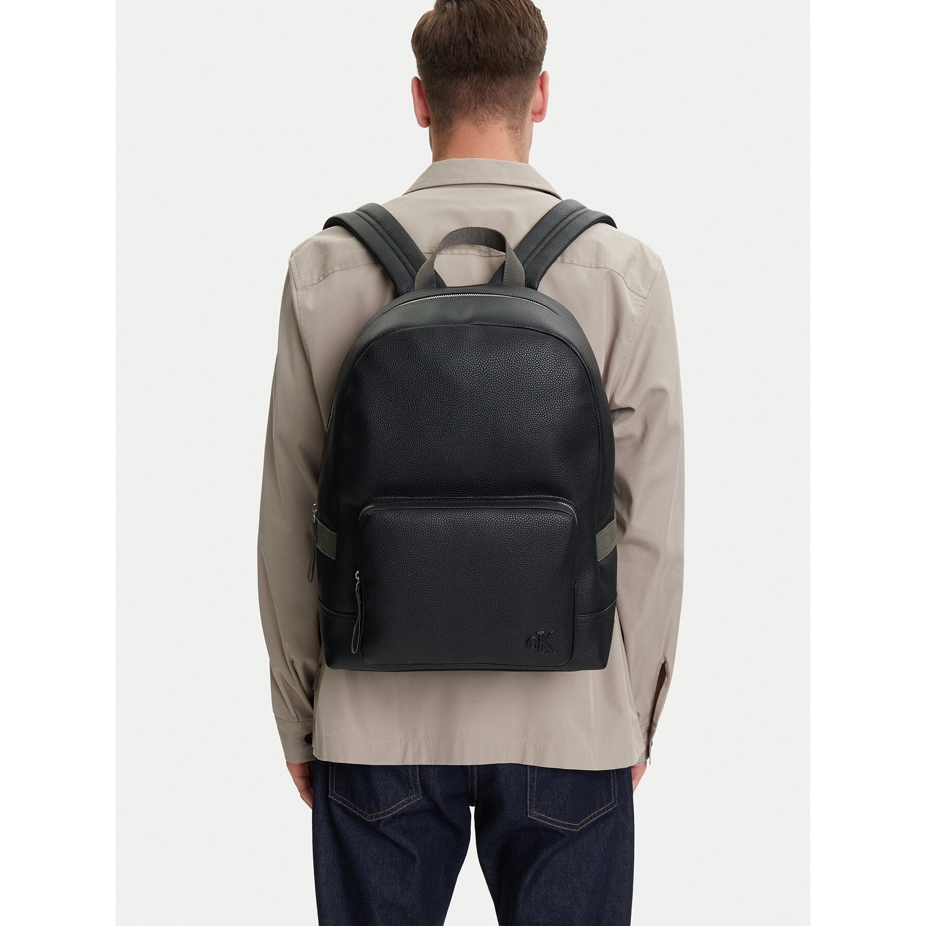 Раница Calvin Klein Jeans Cargo Backpack 43 LV04G3158G Черен